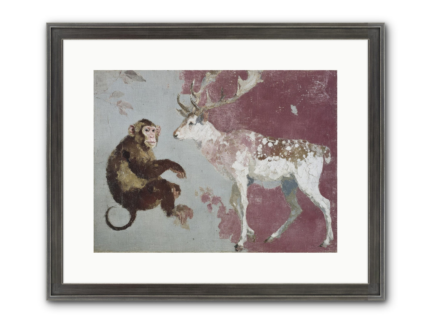 The Apricot Etiquette Framed Print - Slimwoods Black/Silver 16x12