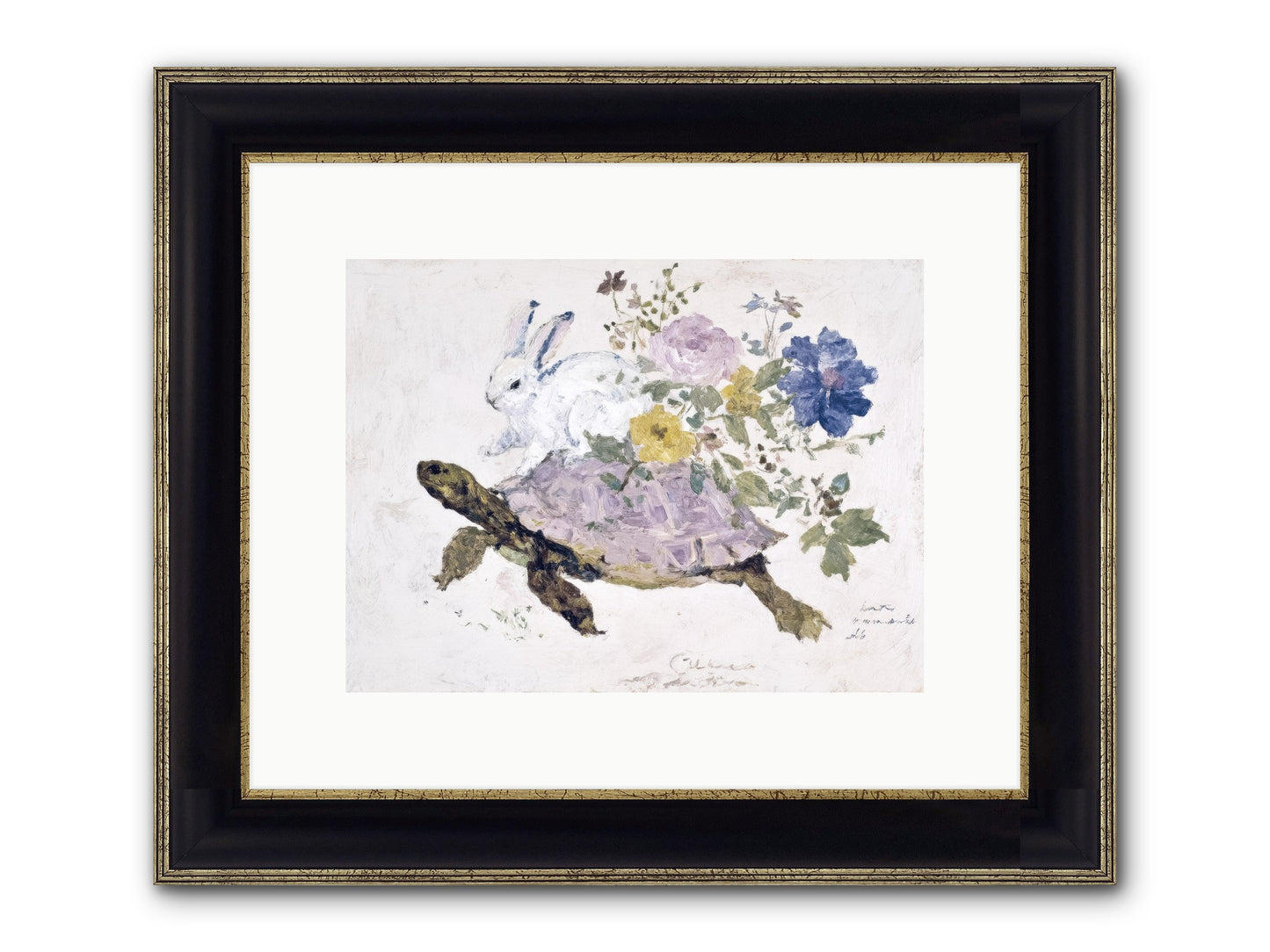 The Architect Of Honey Hours Framed Print - Black & Gold 12x9