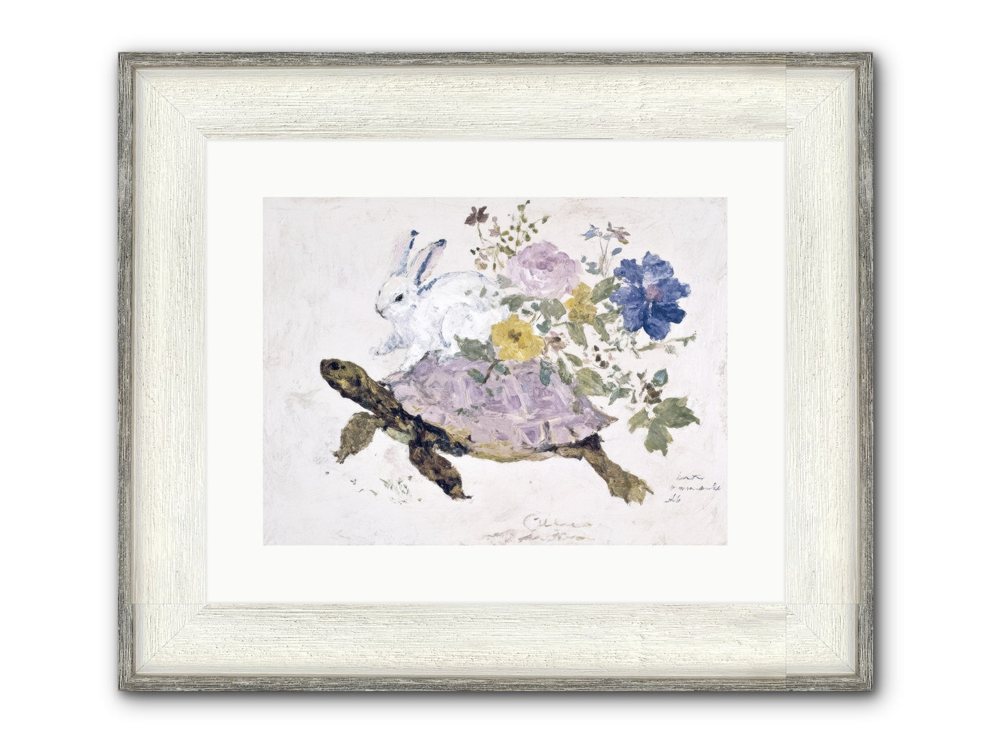 The Architect Of Honey Hours Framed Print - Driftwood White 16x12