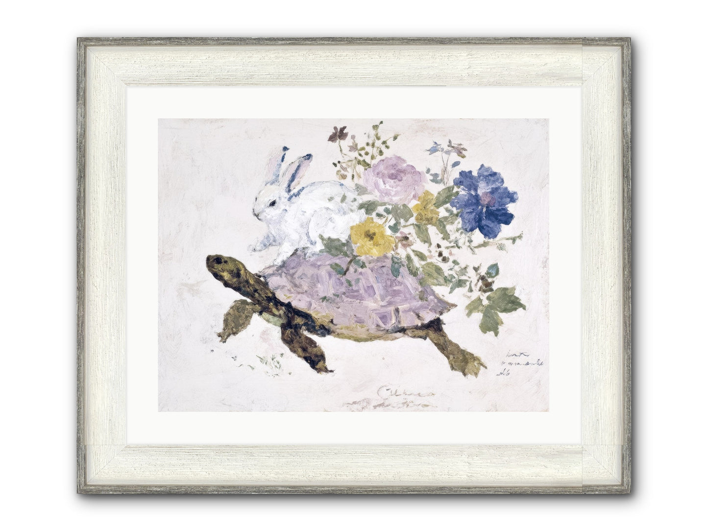 The Architect Of Honey Hours Framed Print - Driftwood White 24x18