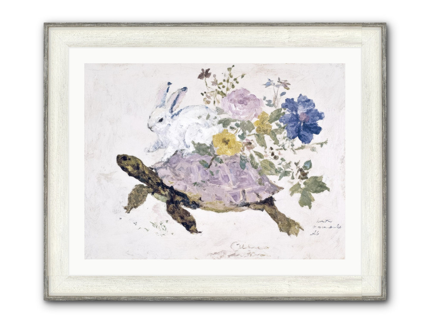 The Architect Of Honey Hours Framed Print - Driftwood White 32x24