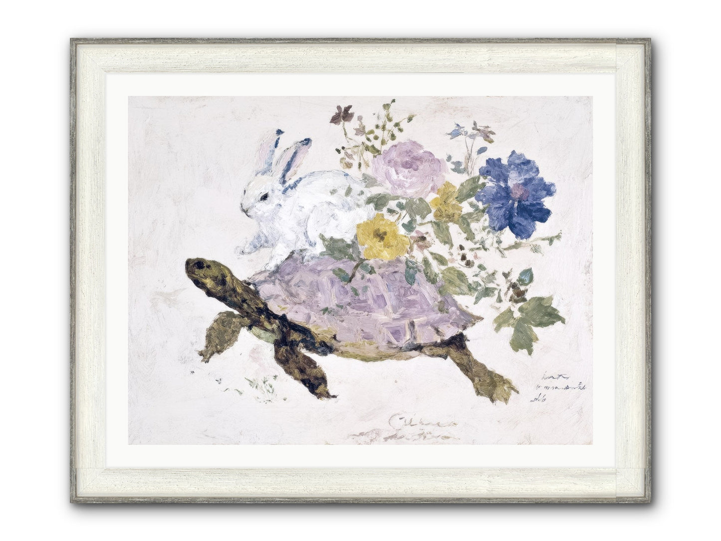 The Architect Of Honey Hours Framed Print - Driftwood White 40x30