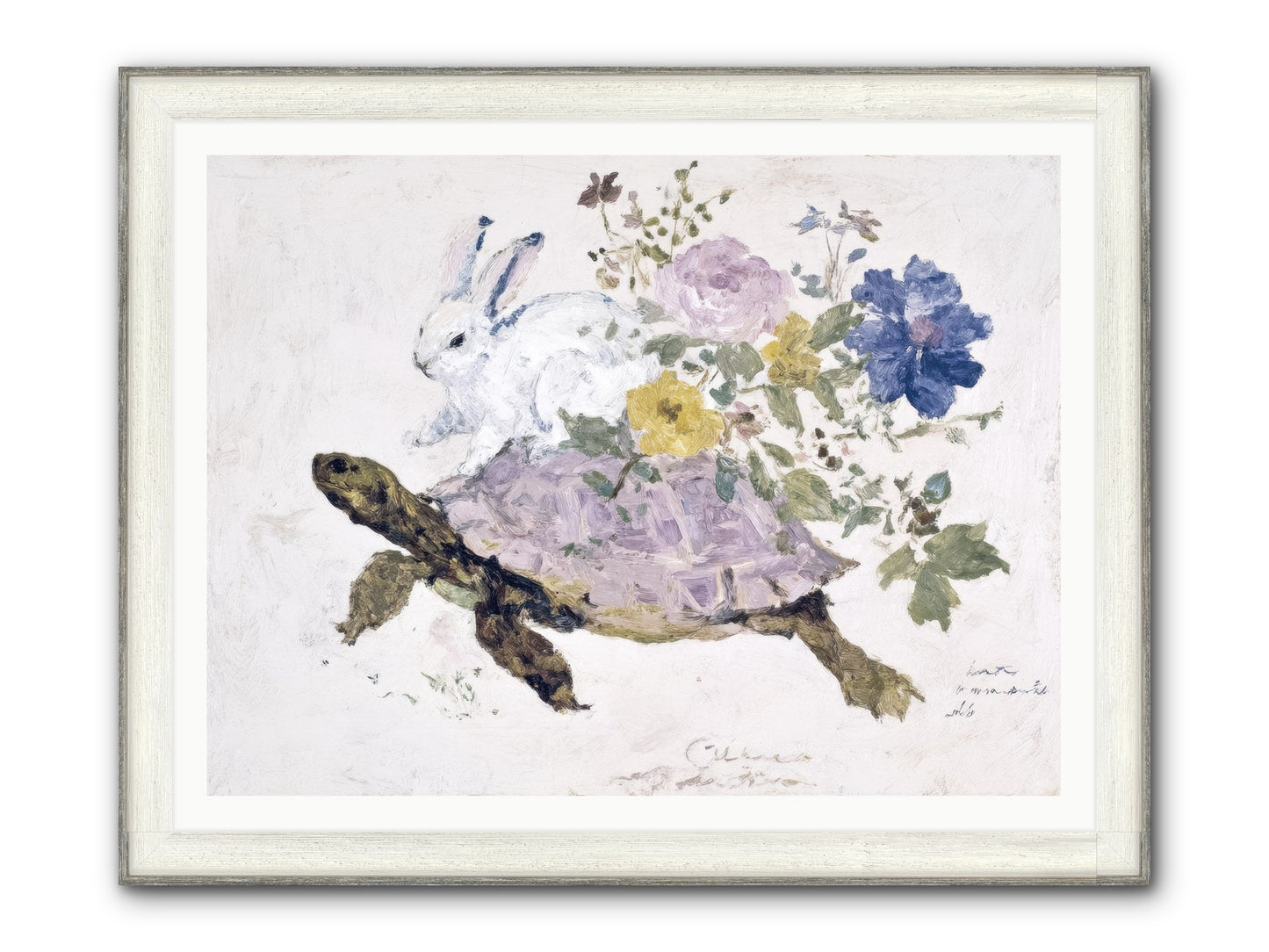 The Architect Of Honey Hours Framed Print - Driftwood White 48x36