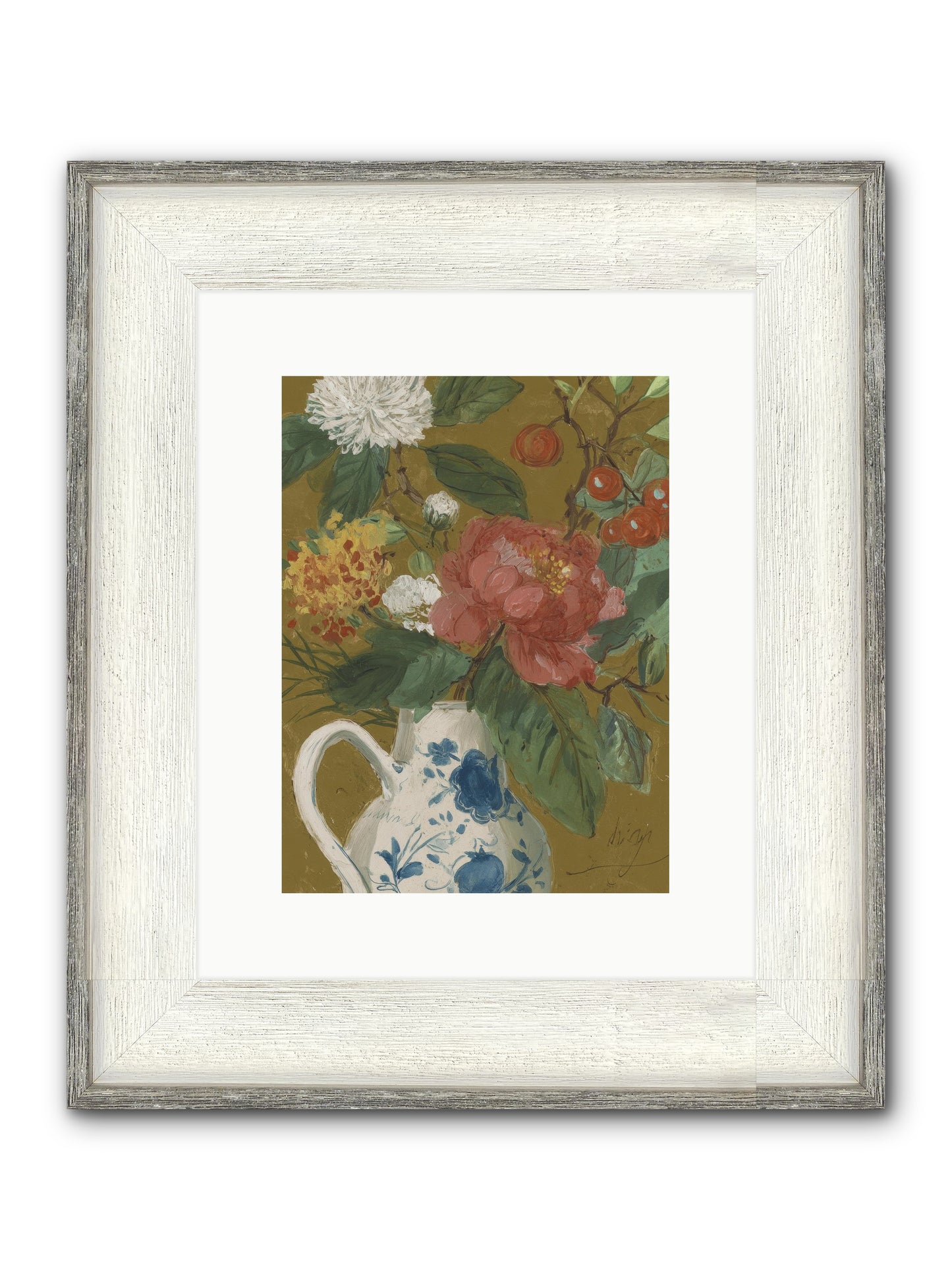 The Atelier Agenda Framed Print - Driftwood White 9x12