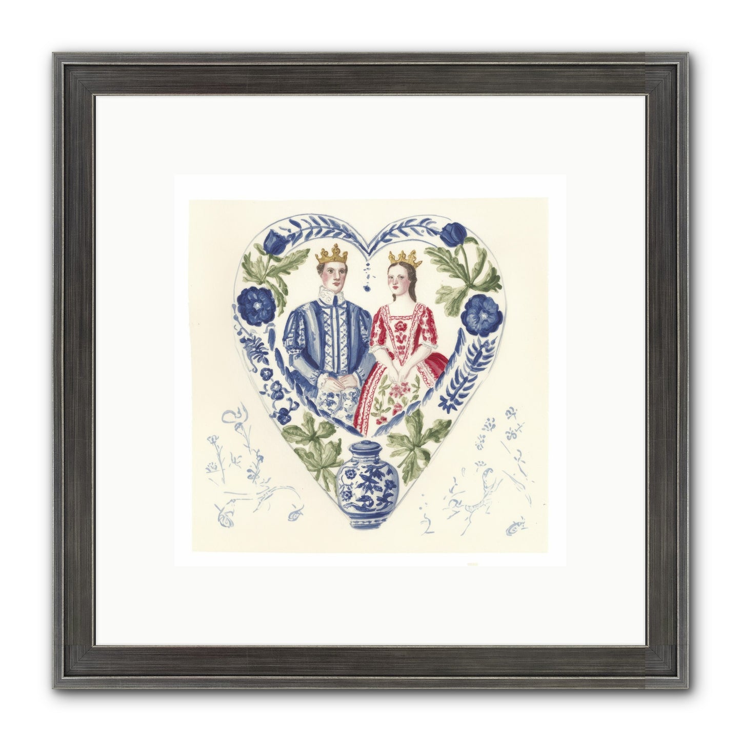 The Atlas Of Us Framed Print - Slimwoods Black/Silver 10x10