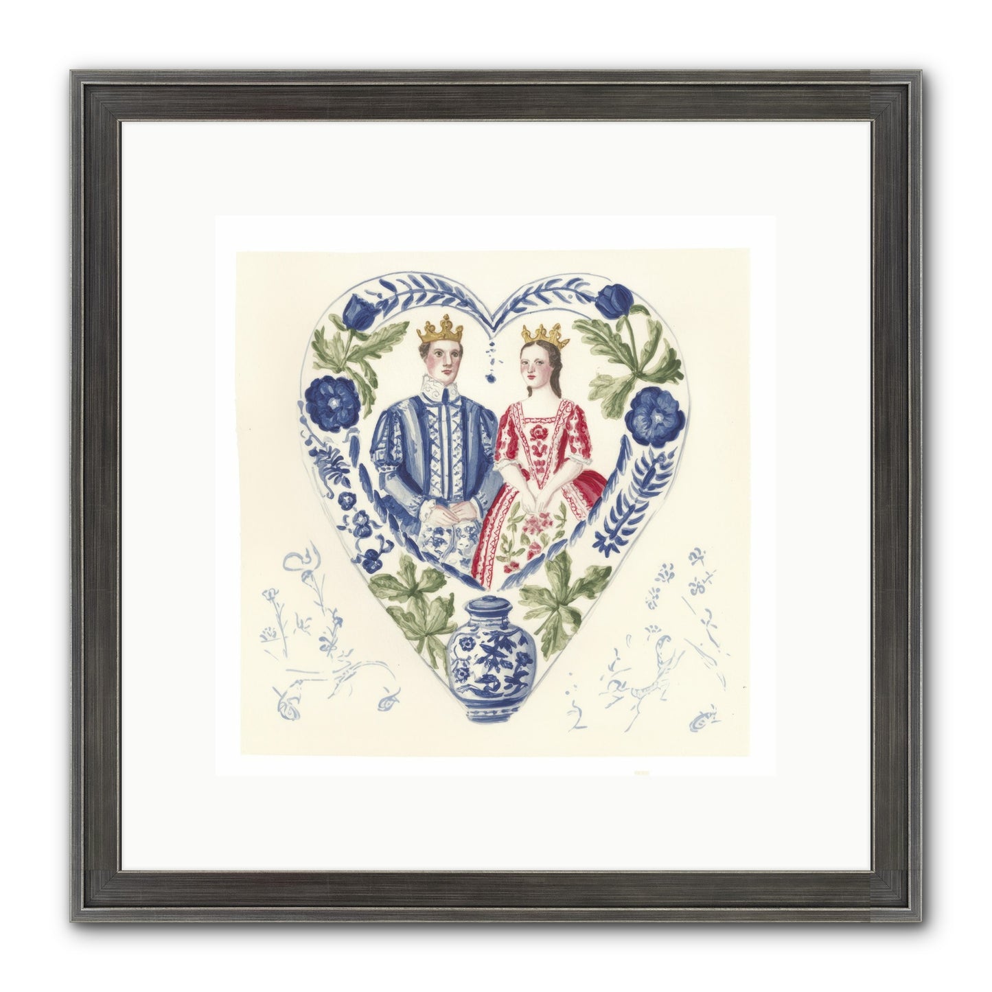 The Atlas Of Us Framed Print - Slimwoods Black/Silver 12x12