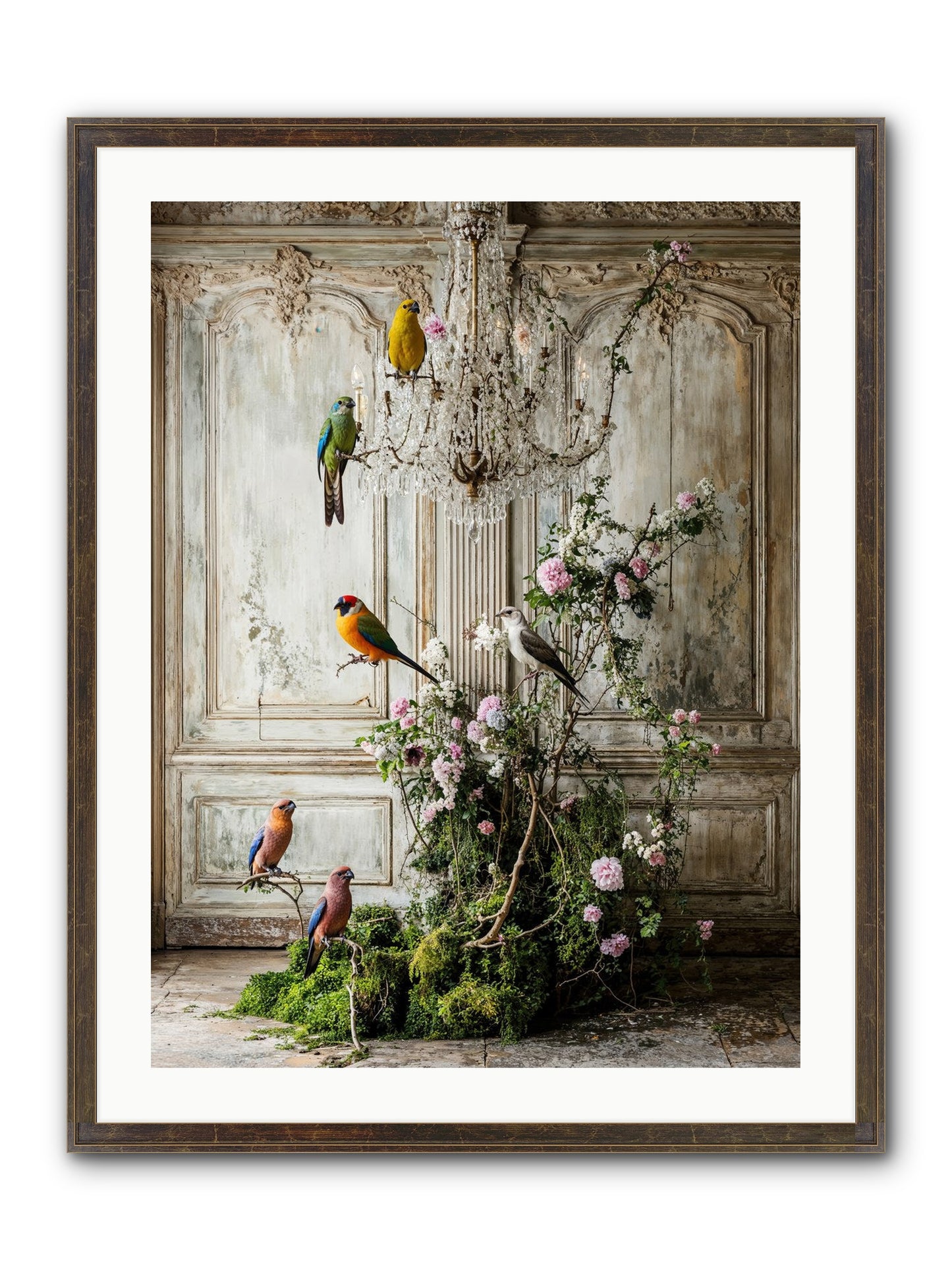 The Audacious Chorale Framed Print - Slimwoods Black/Gold 24x32