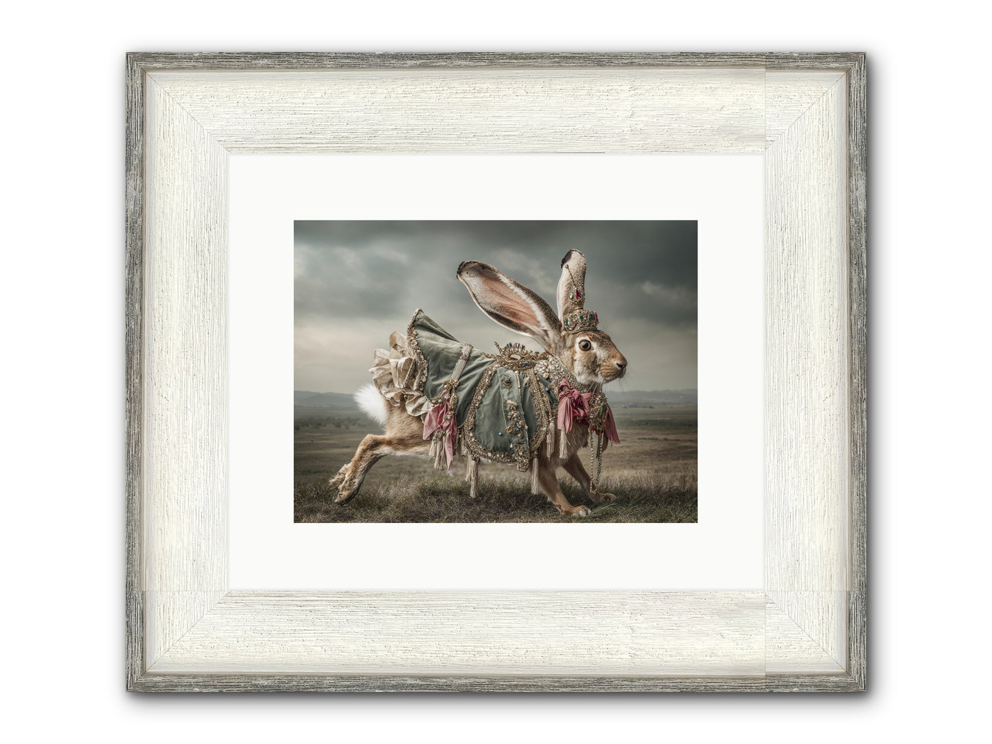 The Ballad Of Honeyfern Gate Framed Print - Driftwood White 12x9