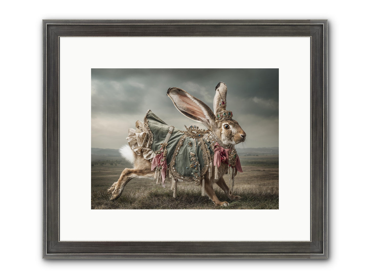 The Ballad Of Honeyfern Gate Framed Print - Slimwoods Black/Silver 12x9