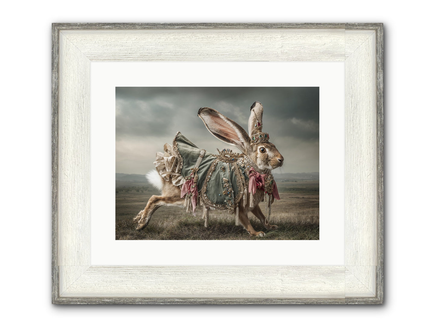 The Ballad Of Honeyfern Gate Framed Print - Driftwood White 16x12
