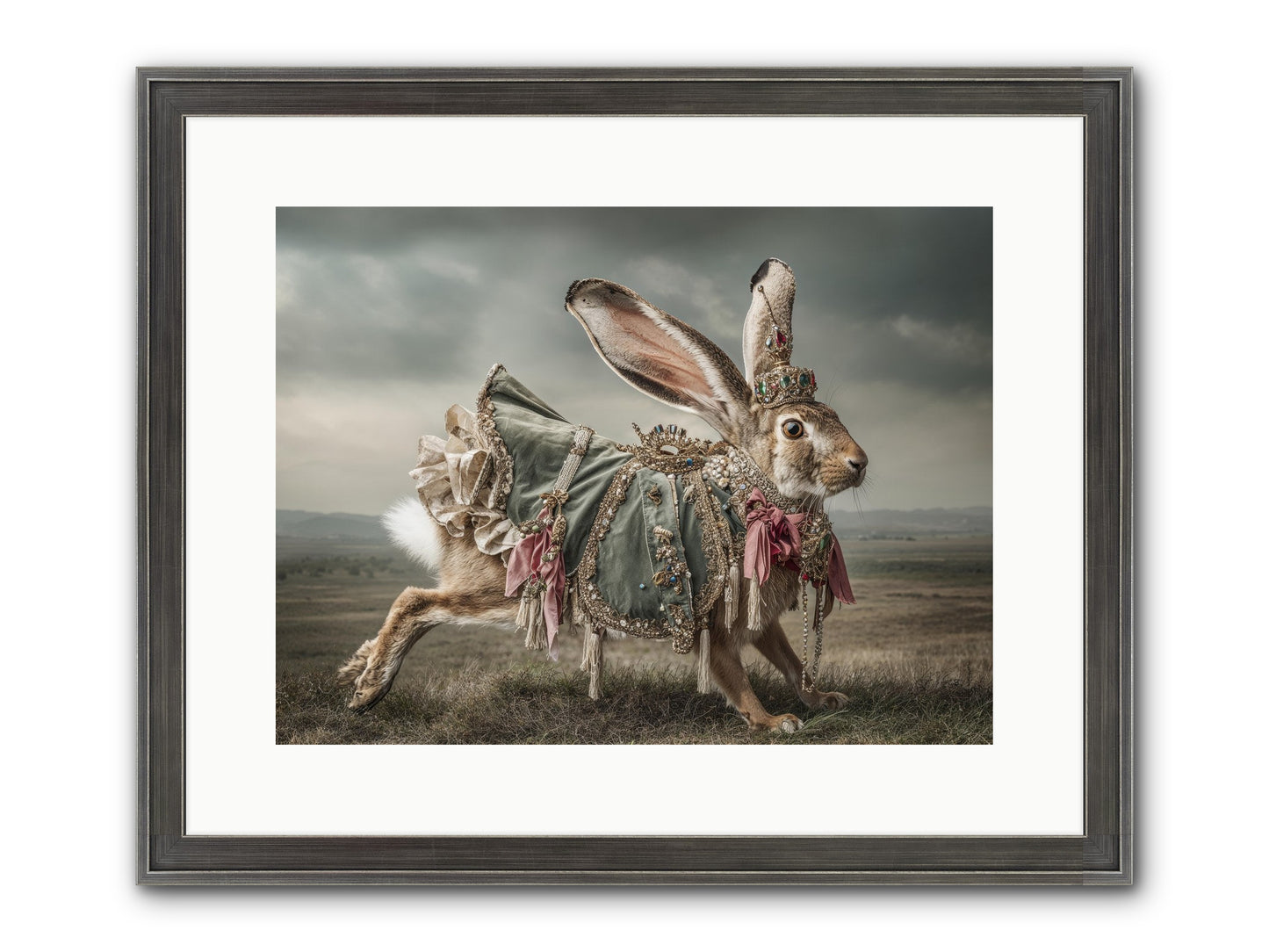 The Ballad Of Honeyfern Gate Framed Print - Slimwoods Black/Silver 16x12