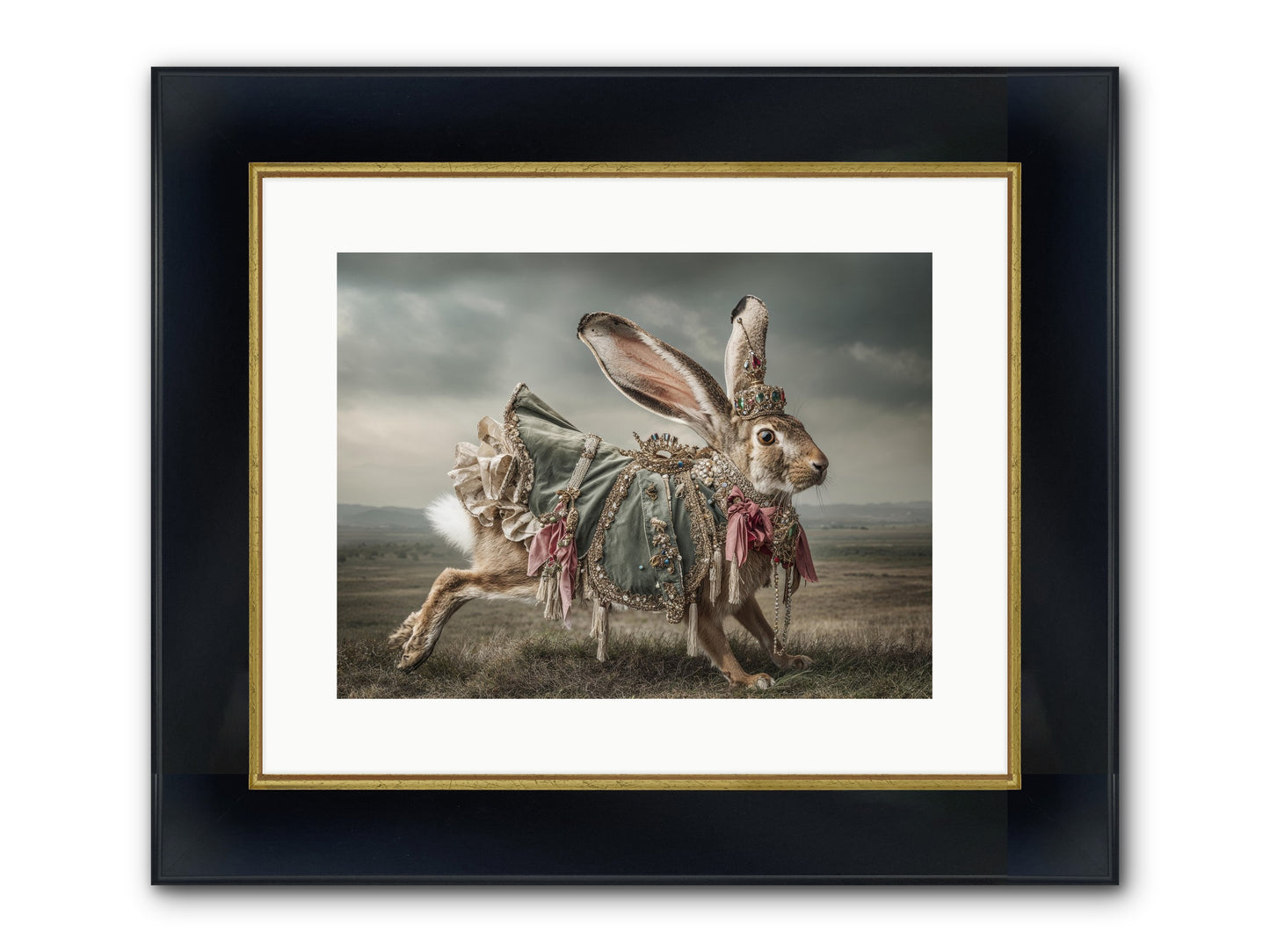 The Ballad Of Honeyfern Gate Framed Print - Wide Black w/Gold 16x12