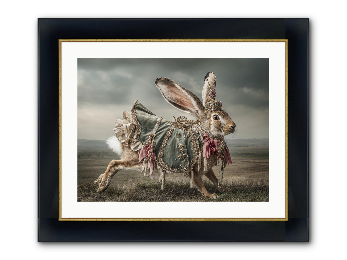 The Ballad Of Honeyfern Gate Framed Print - Wide Black w/Gold 24x18