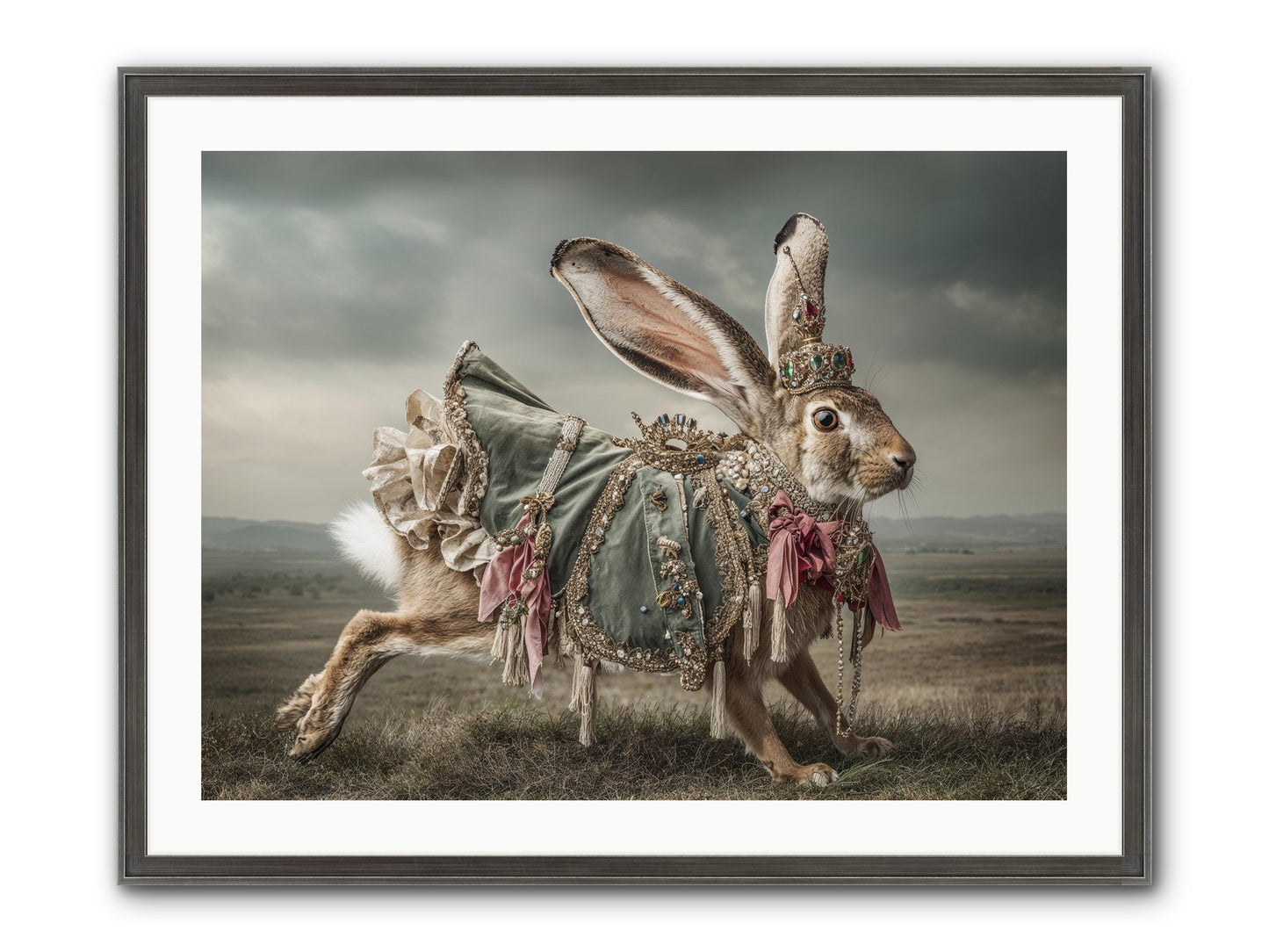 The Ballad Of Honeyfern Gate Framed Print - Slimwoods Black/Silver 32x24