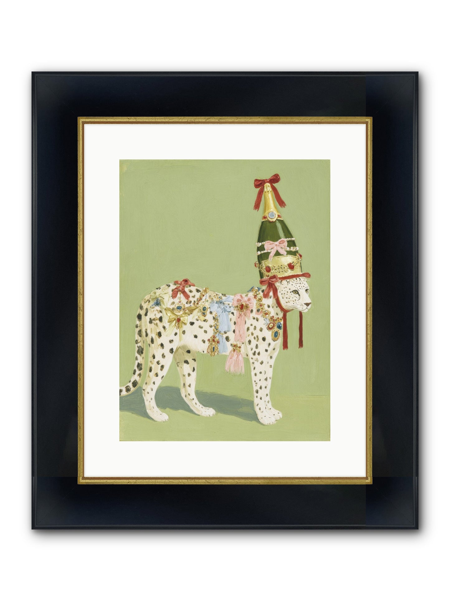 The Beguiling Invitation Framed Print - Wide Black w/Gold 12x16