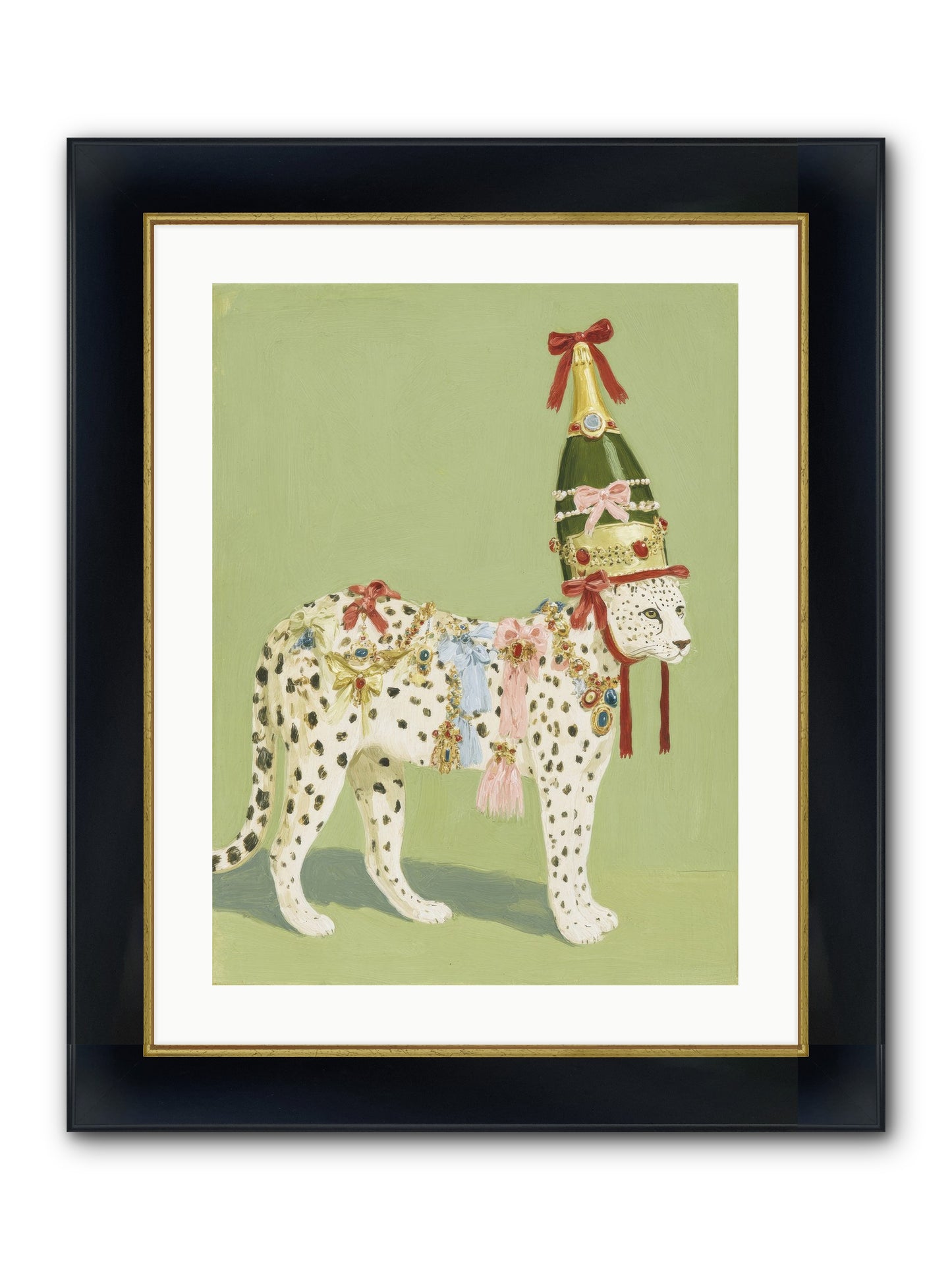 The Beguiling Invitation Framed Print - Wide Black w/Gold 18x24