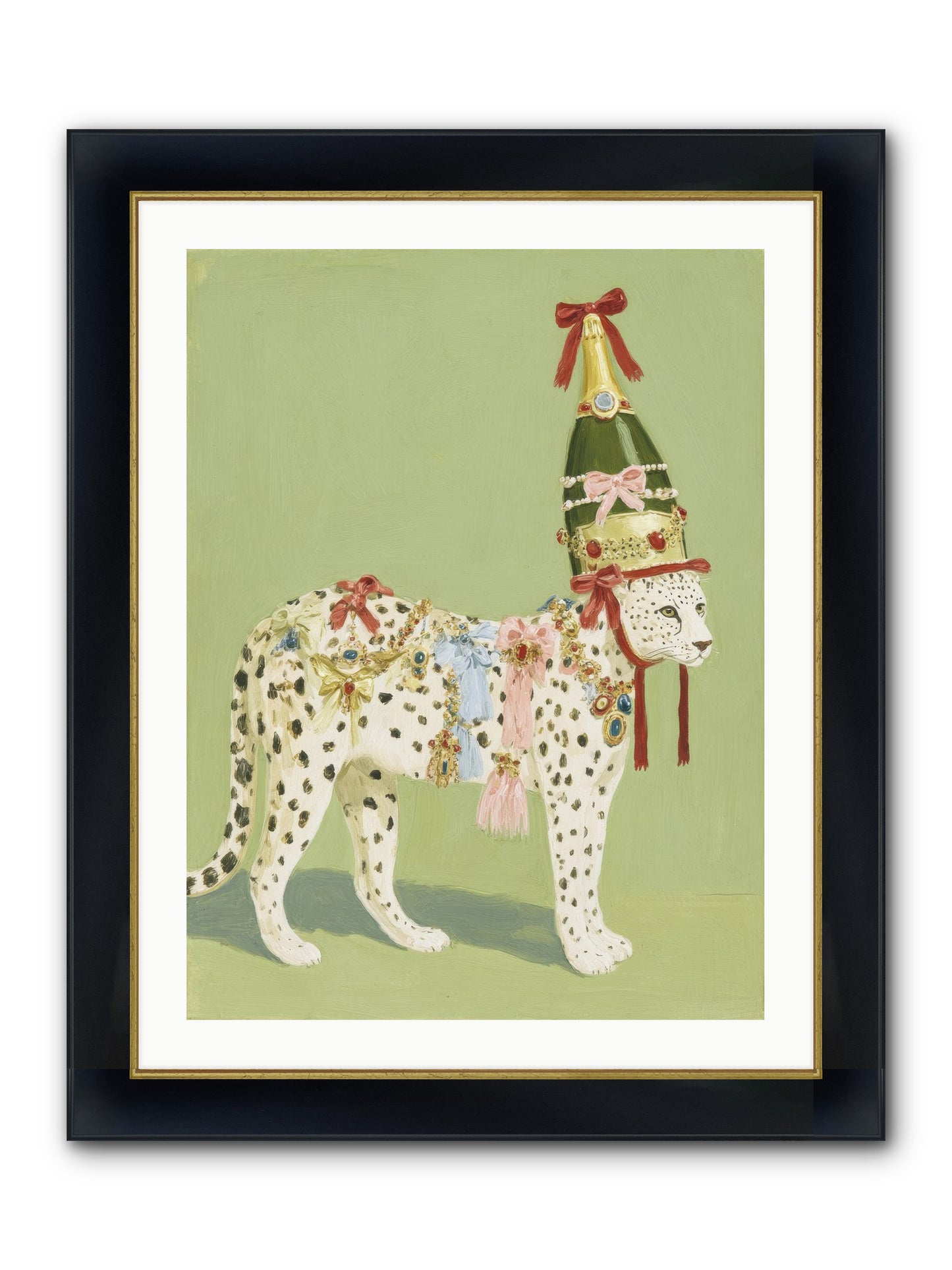 The Beguiling Invitation Framed Print - Wide Black w/Gold 24x32