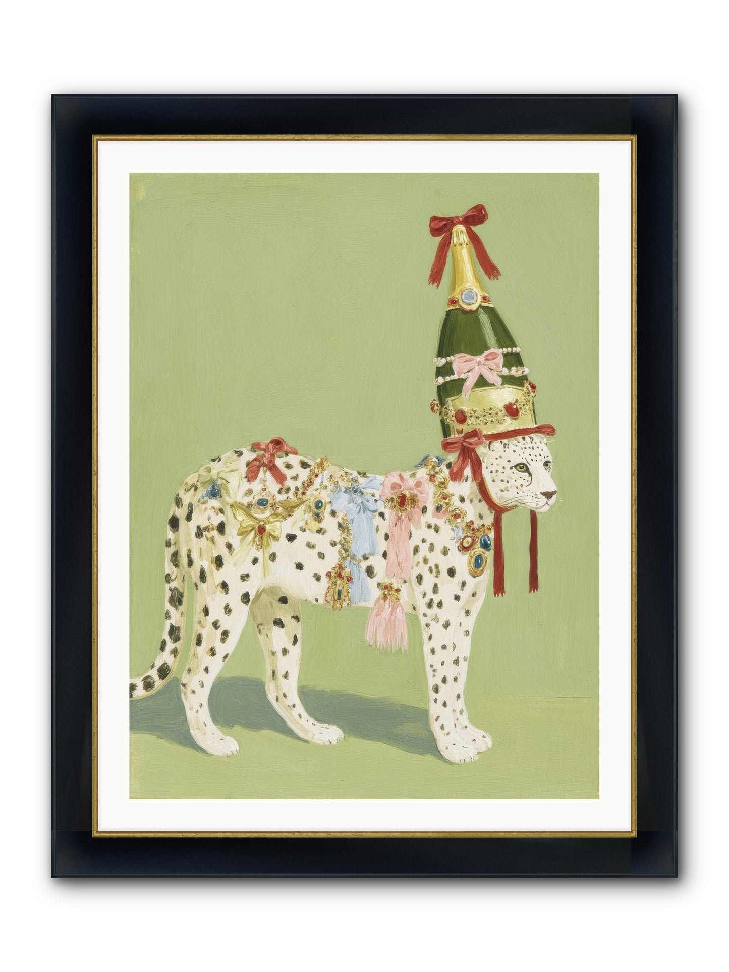 The Beguiling Invitation Framed Print - Wide Black w/Gold 30x40