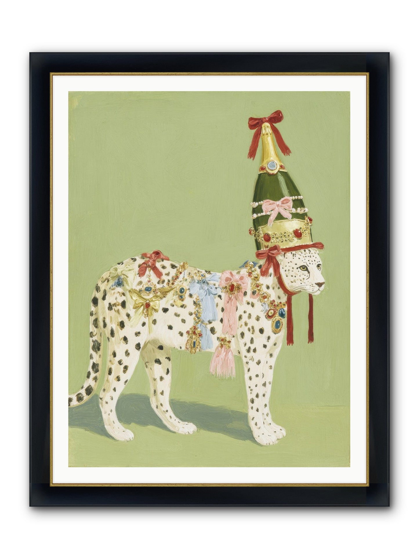 The Beguiling Invitation Framed Print - Wide Black w/Gold 36x48