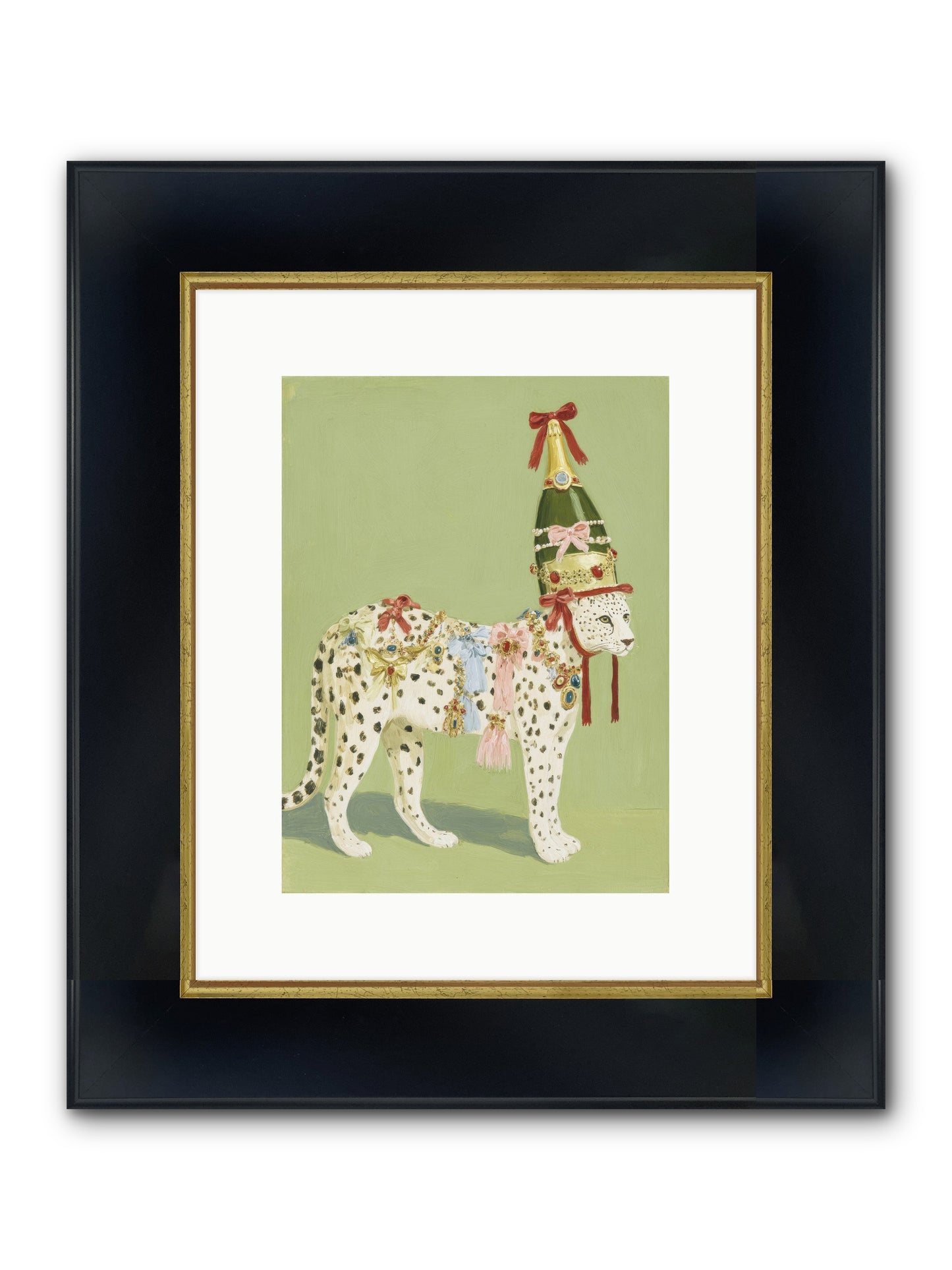 The Beguiling Invitation Framed Print - Wide Black w/Gold 9x12