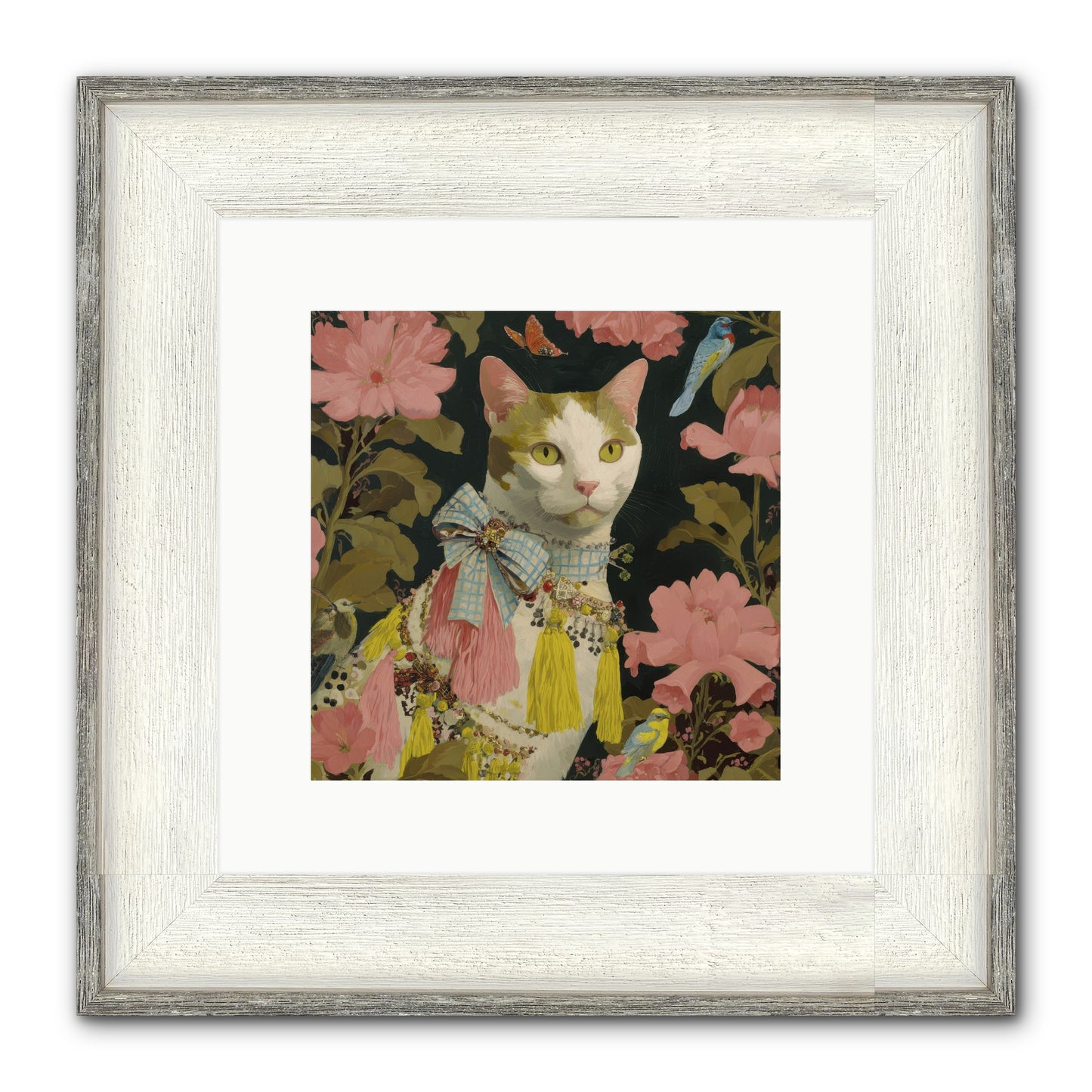 The Blackwood Belle Framed Print - Driftwood White 10x10