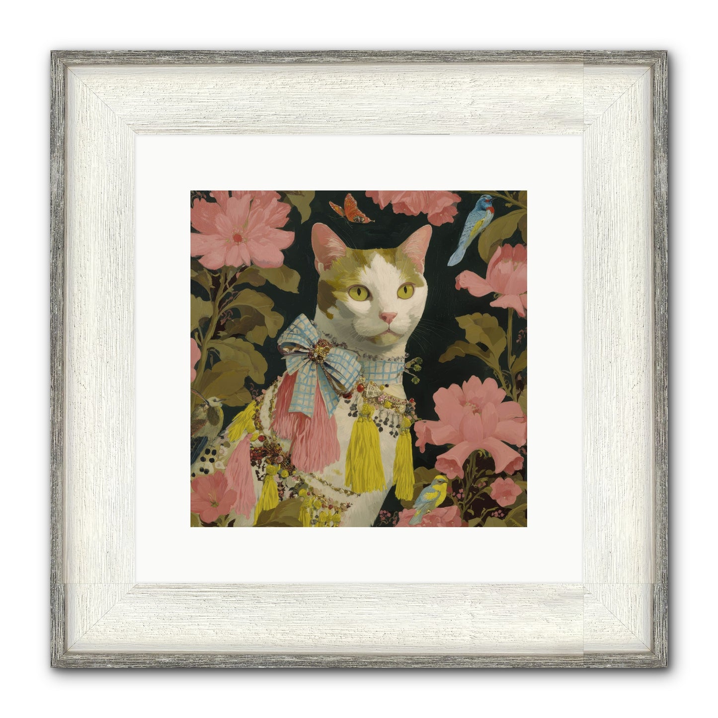 The Blackwood Belle Framed Print - Driftwood White 12x12