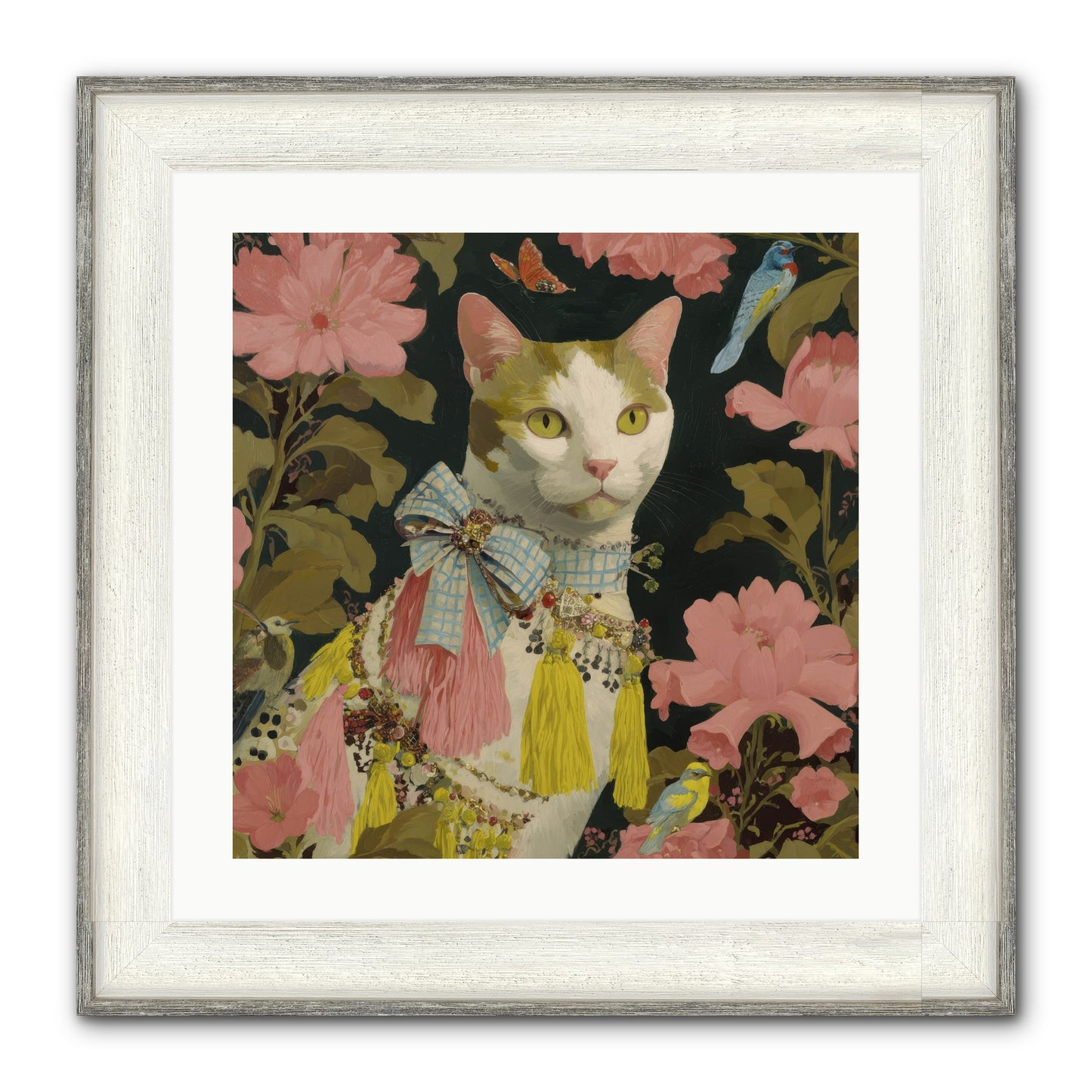The Blackwood Belle Framed Print - Driftwood White 20x20