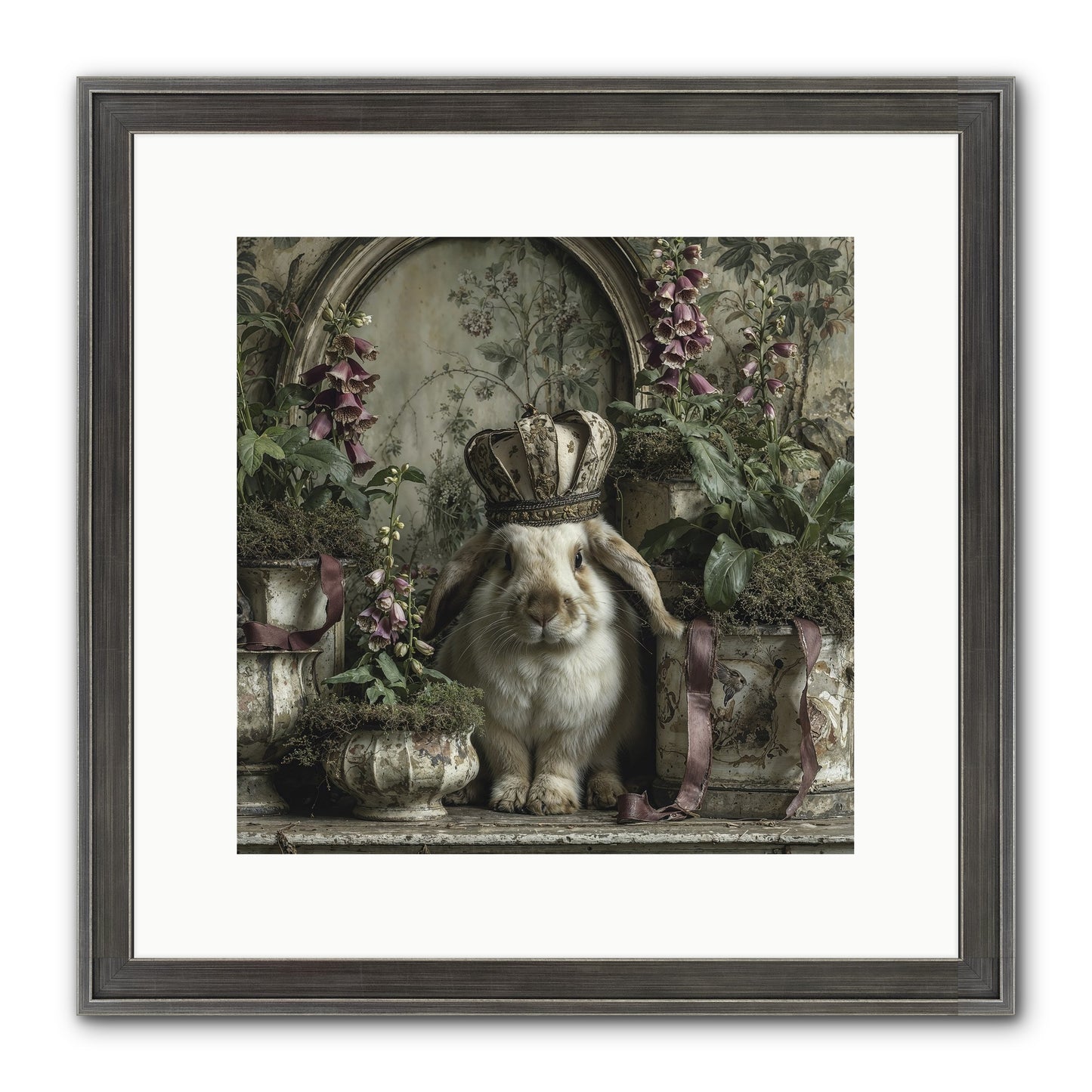 The Blooming Hour Framed Print - Slimwoods Black/Silver 12x12
