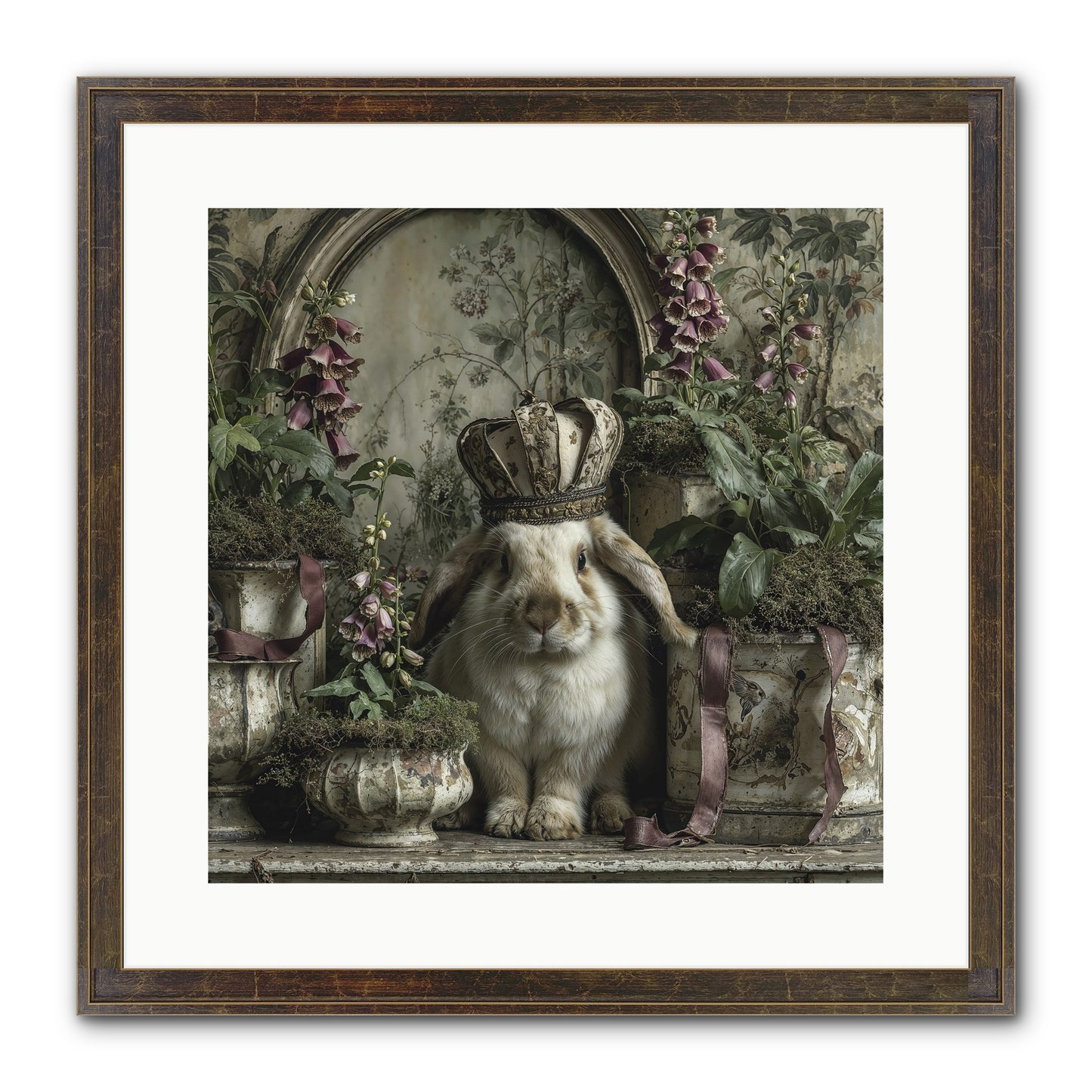 The Blooming Hour Framed Print - Slimwoods Black/Gold 16x16