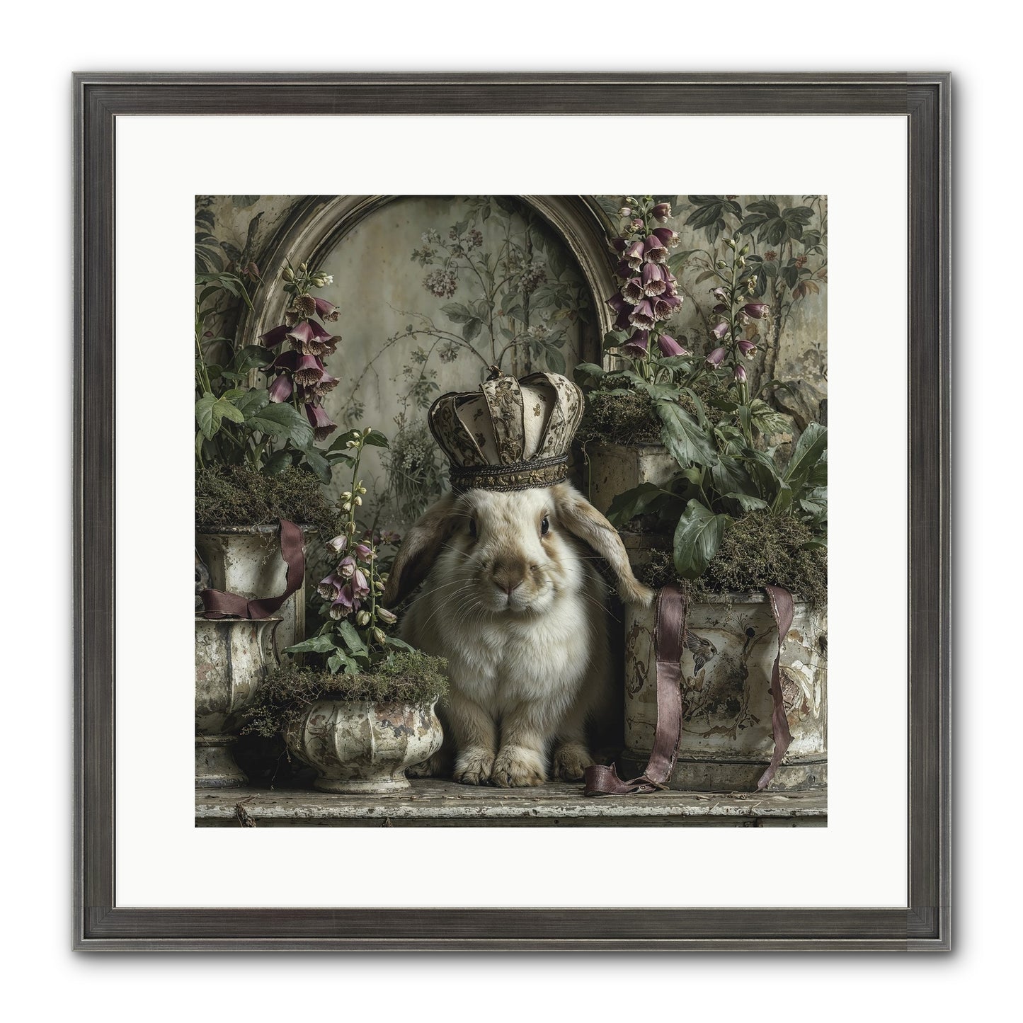 The Blooming Hour Framed Print - Slimwoods Black/Silver 16x16