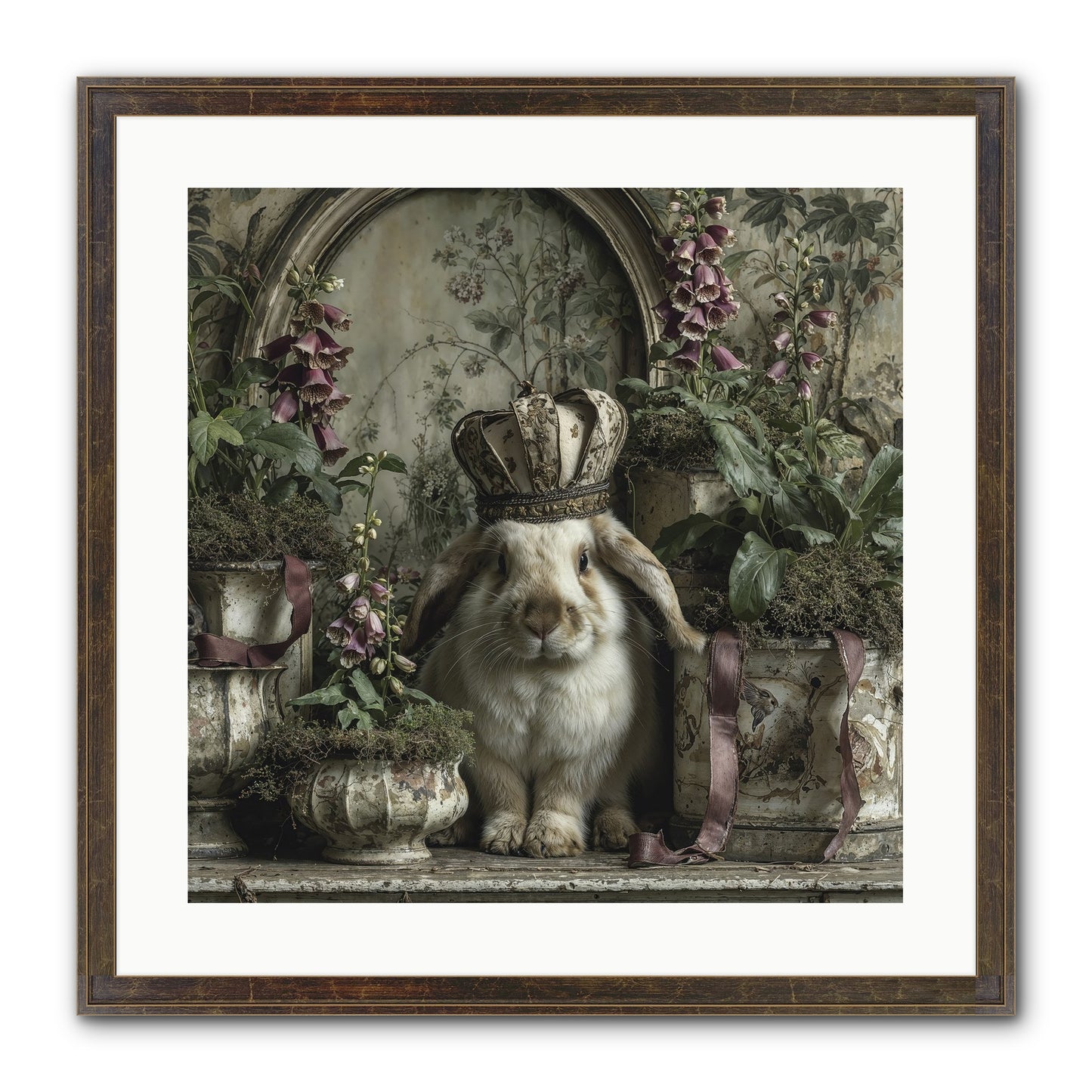 The Blooming Hour Framed Print - Slimwoods Black/Gold 20x20