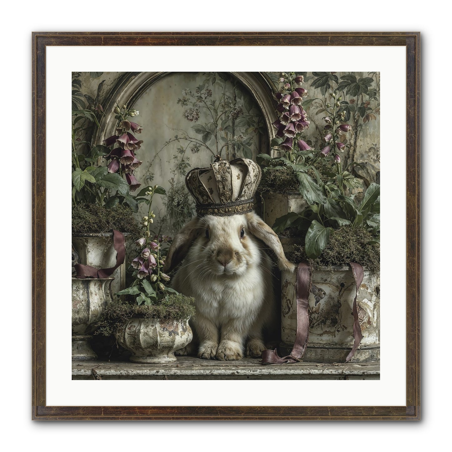 The Blooming Hour Framed Print - Slimwoods Black/Gold 24x24