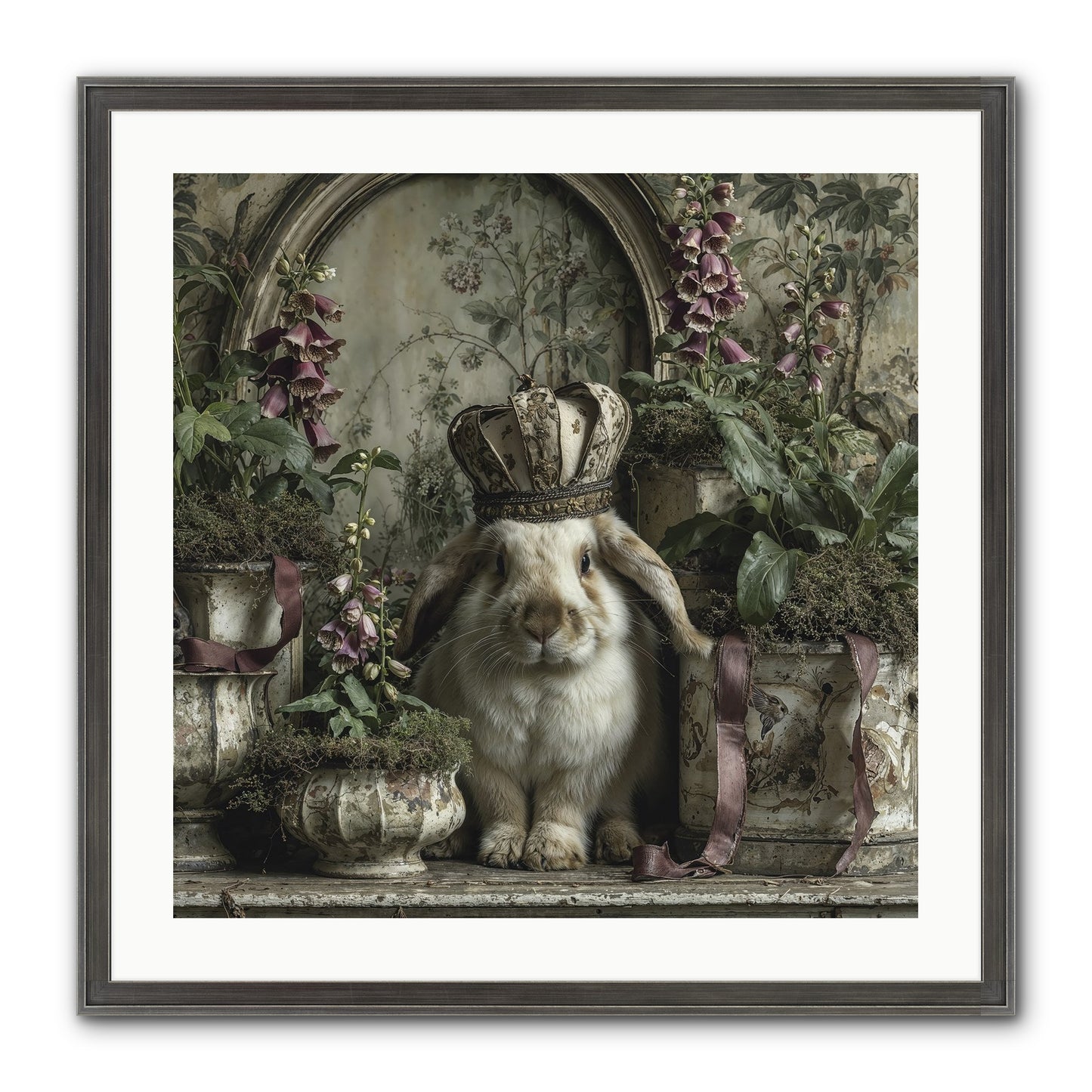 The Blooming Hour Framed Print - Slimwoods Black/Silver 24x24