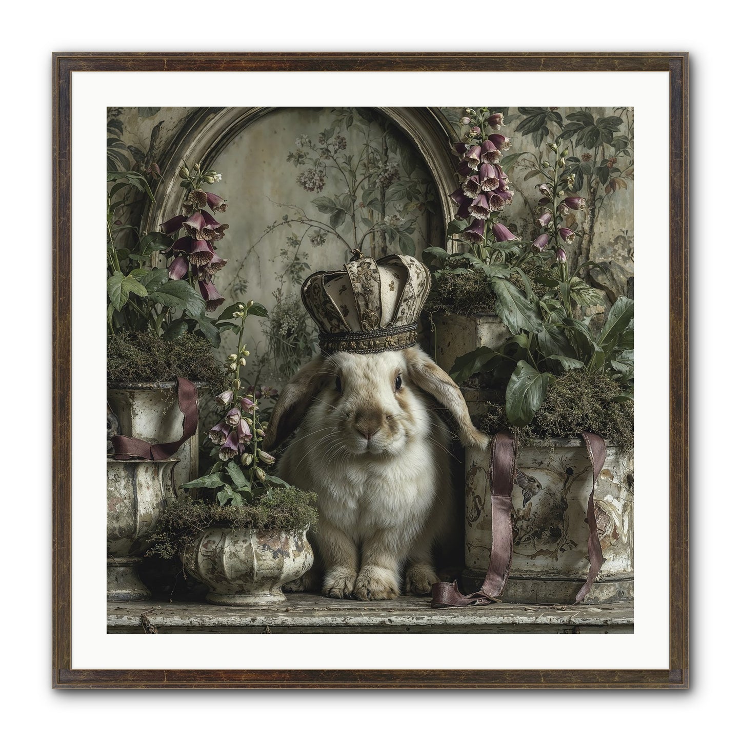 The Blooming Hour Framed Print - Slimwoods Black/Gold 30x30