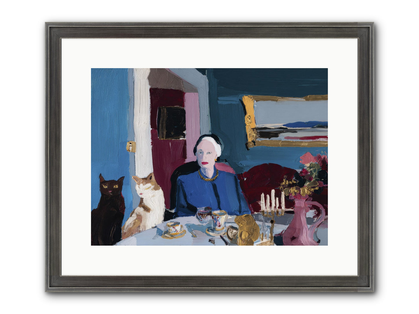 The Blue Hour Framed Print - Slimwoods Black/Silver 16x12
