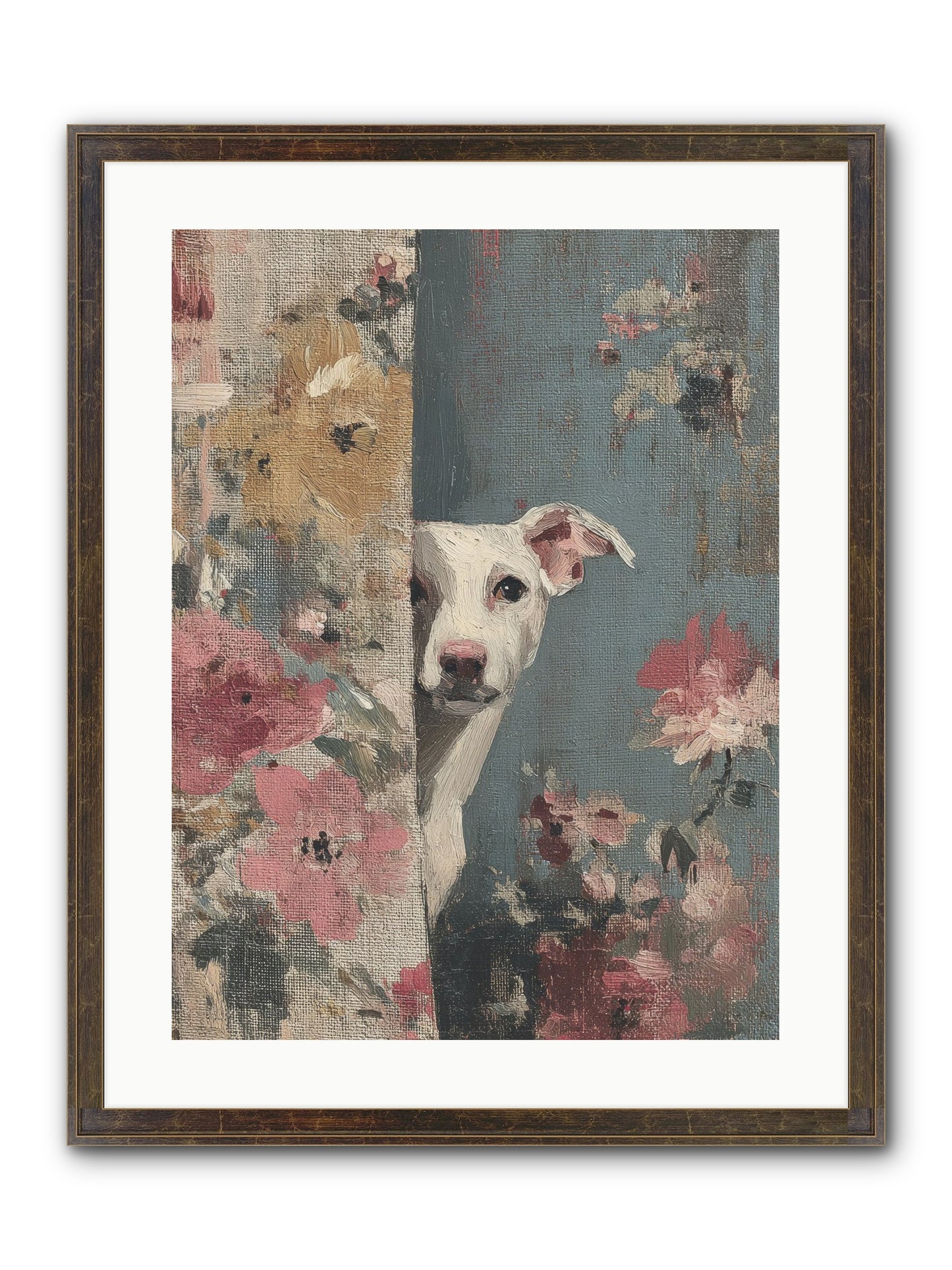 The Botanical Debut Framed Print - Slimwoods Black/Gold 18x24