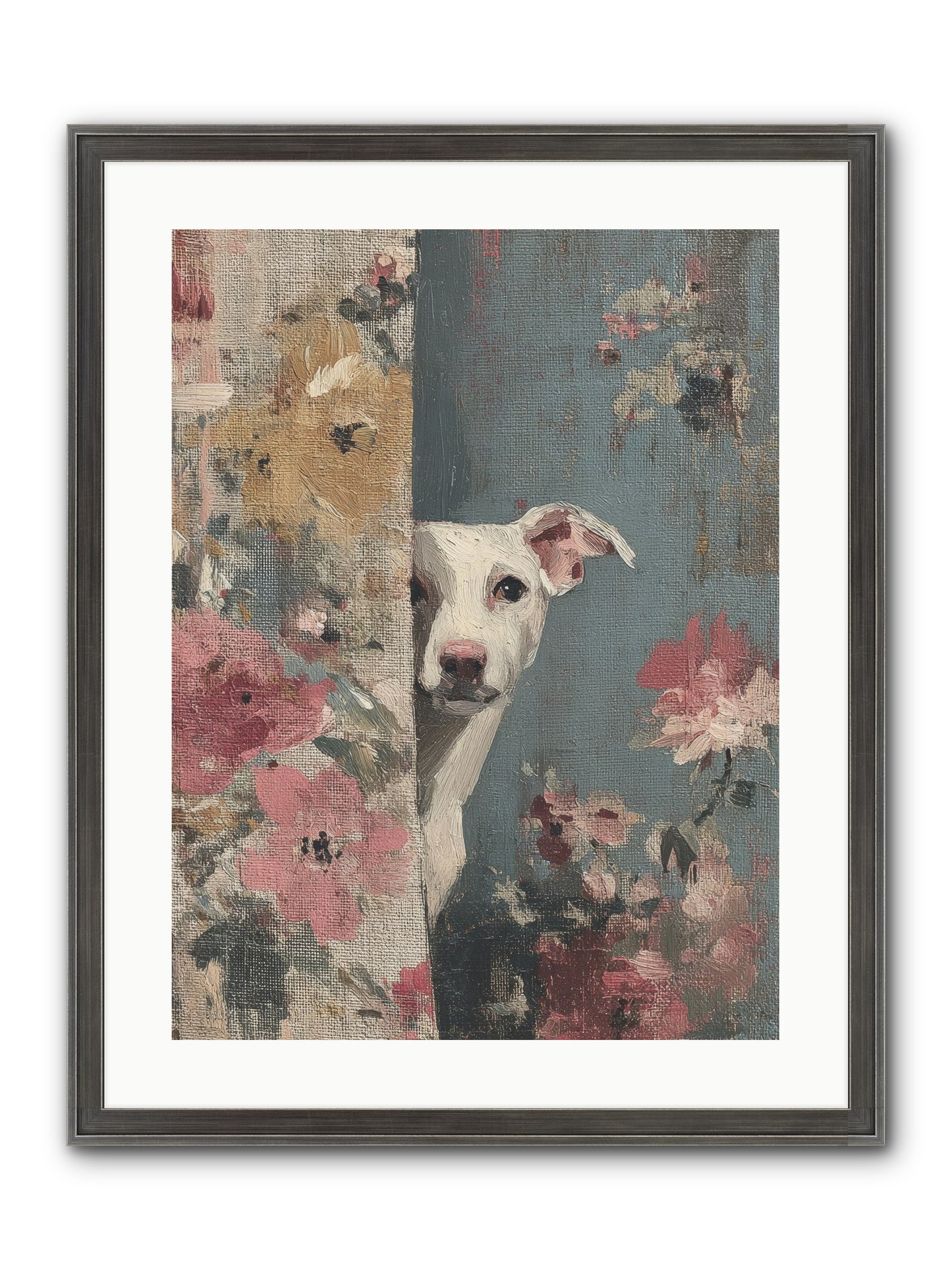 The Botanical Debut Framed Print - Slimwoods Black/Silver 18x24