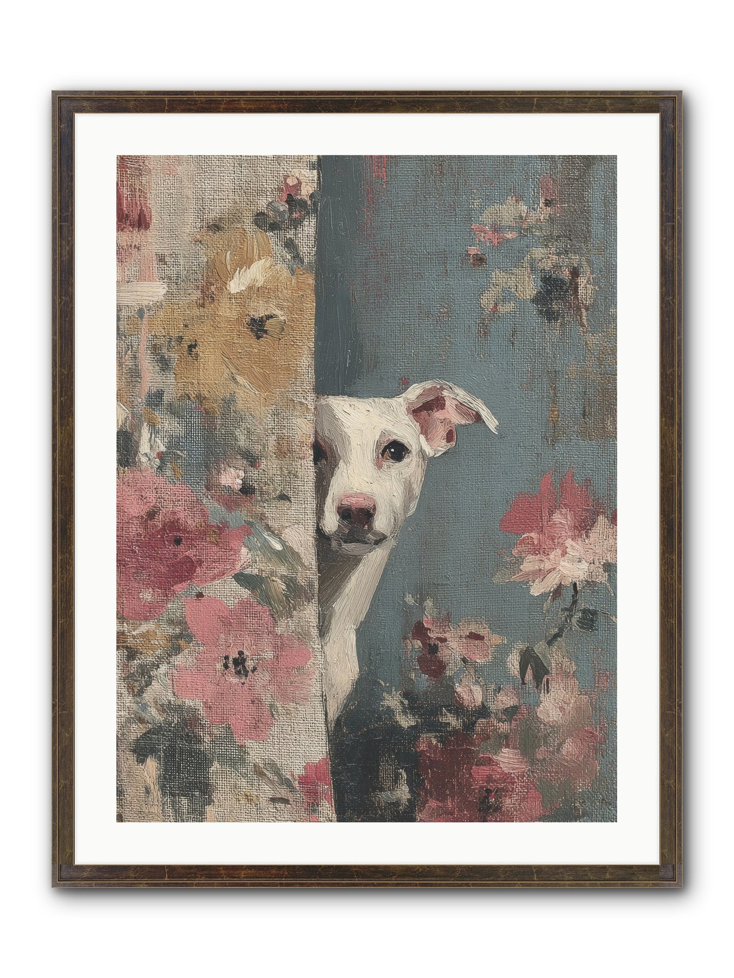 The Botanical Debut Framed Print - Slimwoods Black/Gold 24x32