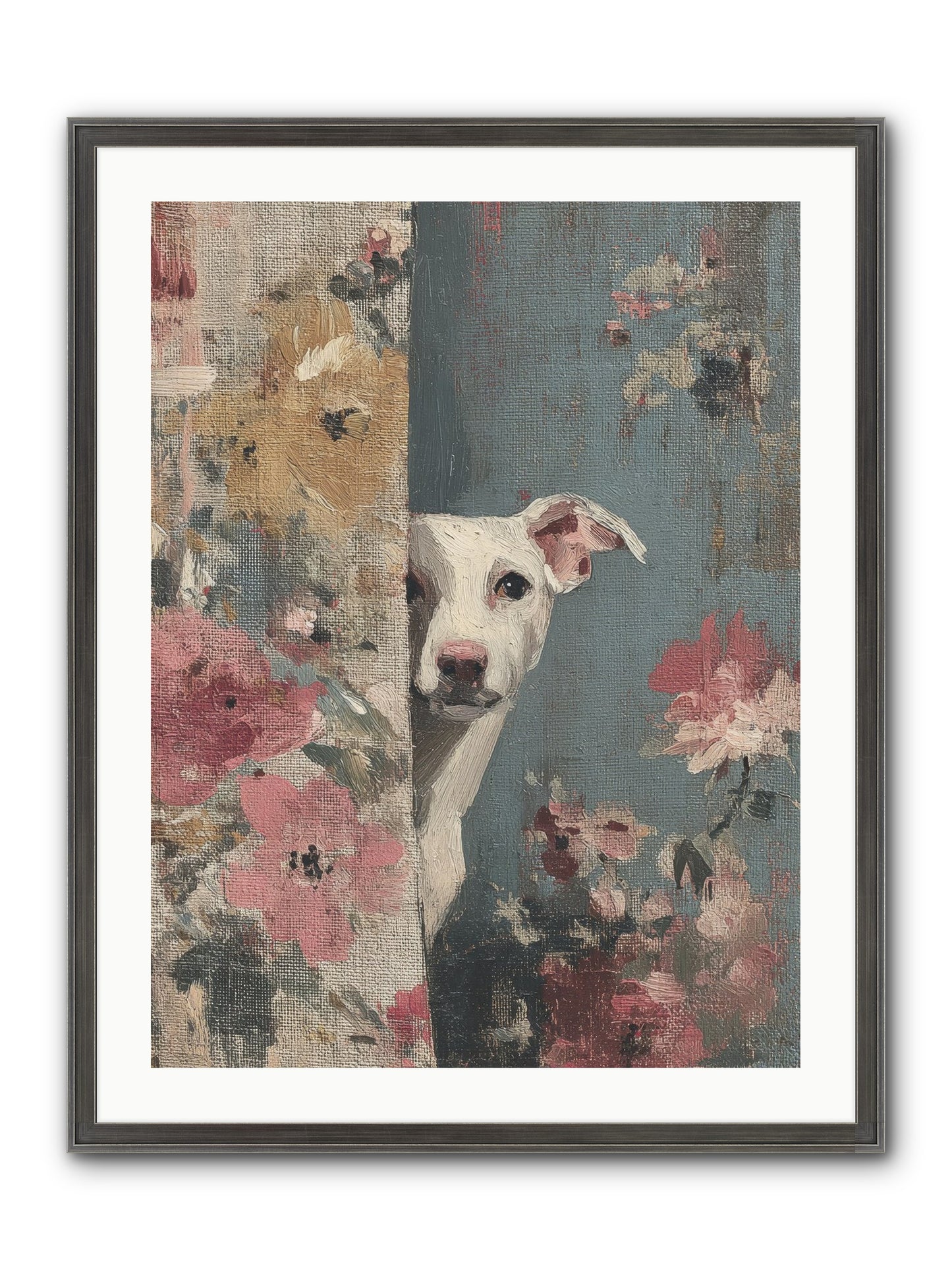 The Botanical Debut Framed Print - Slimwoods Black/Silver 24x32