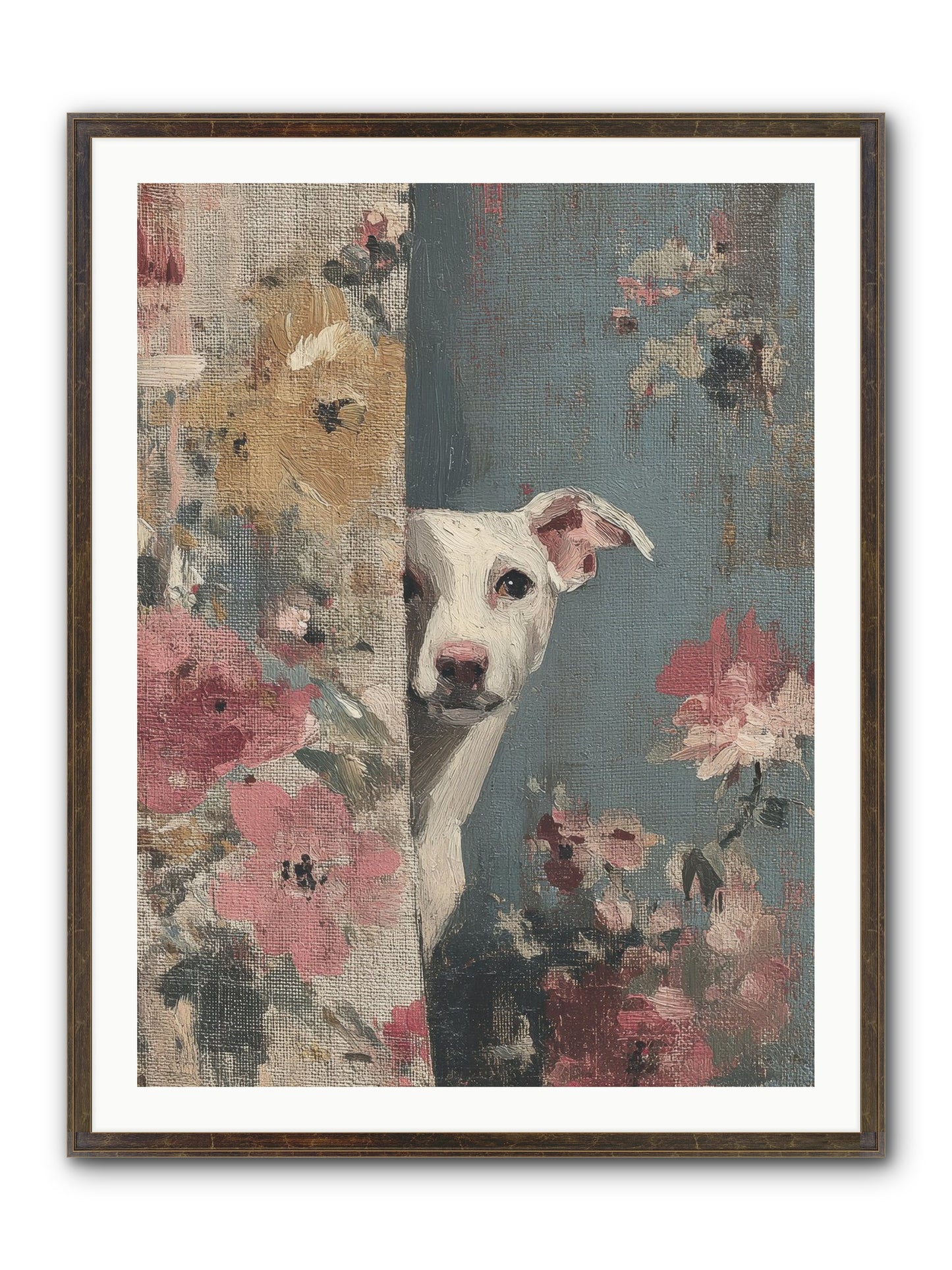 The Botanical Debut Framed Print - Slimwoods Black/Gold 30x40