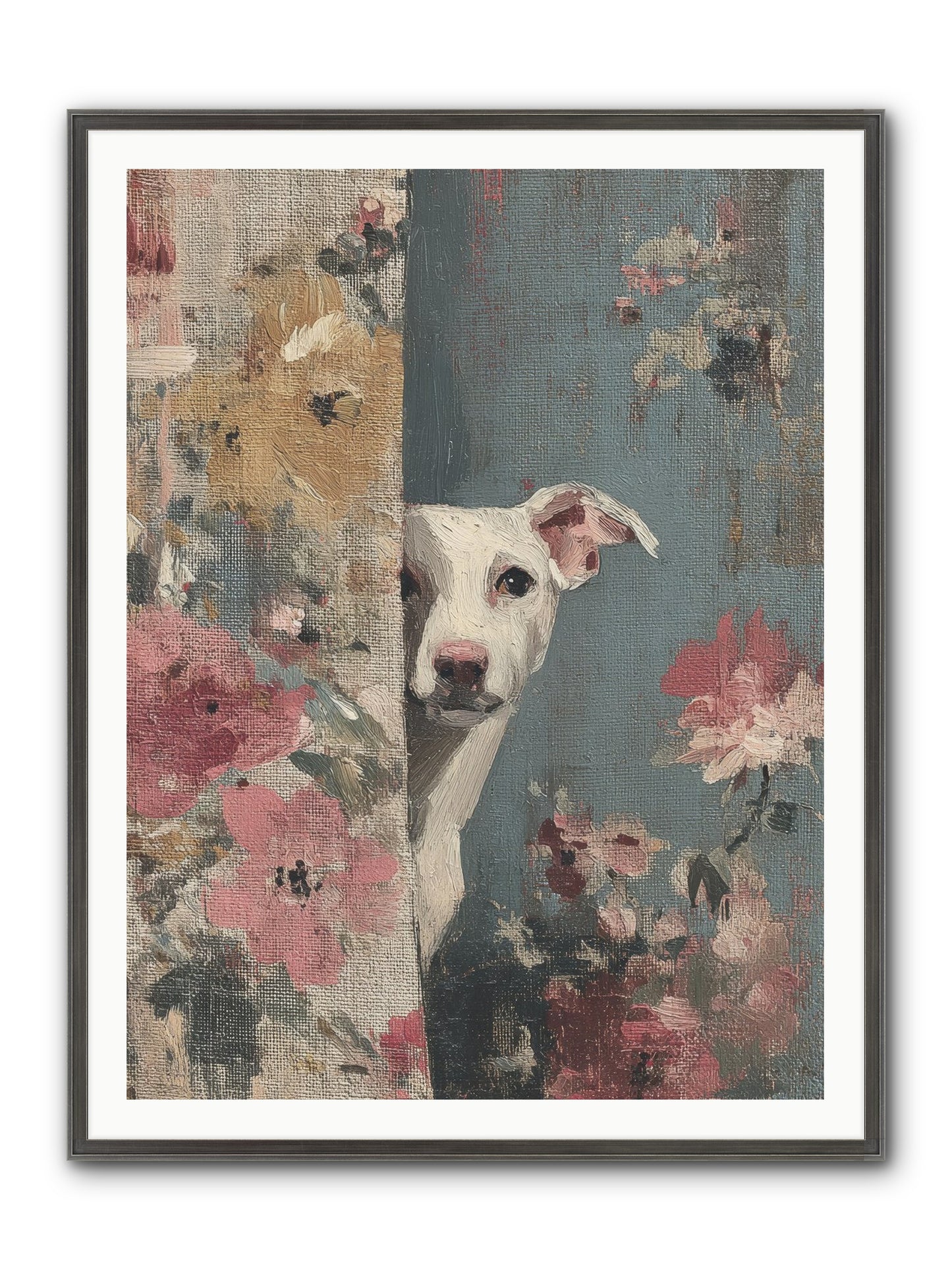 The Botanical Debut Framed Print - Slimwoods Black/Silver 36x48
