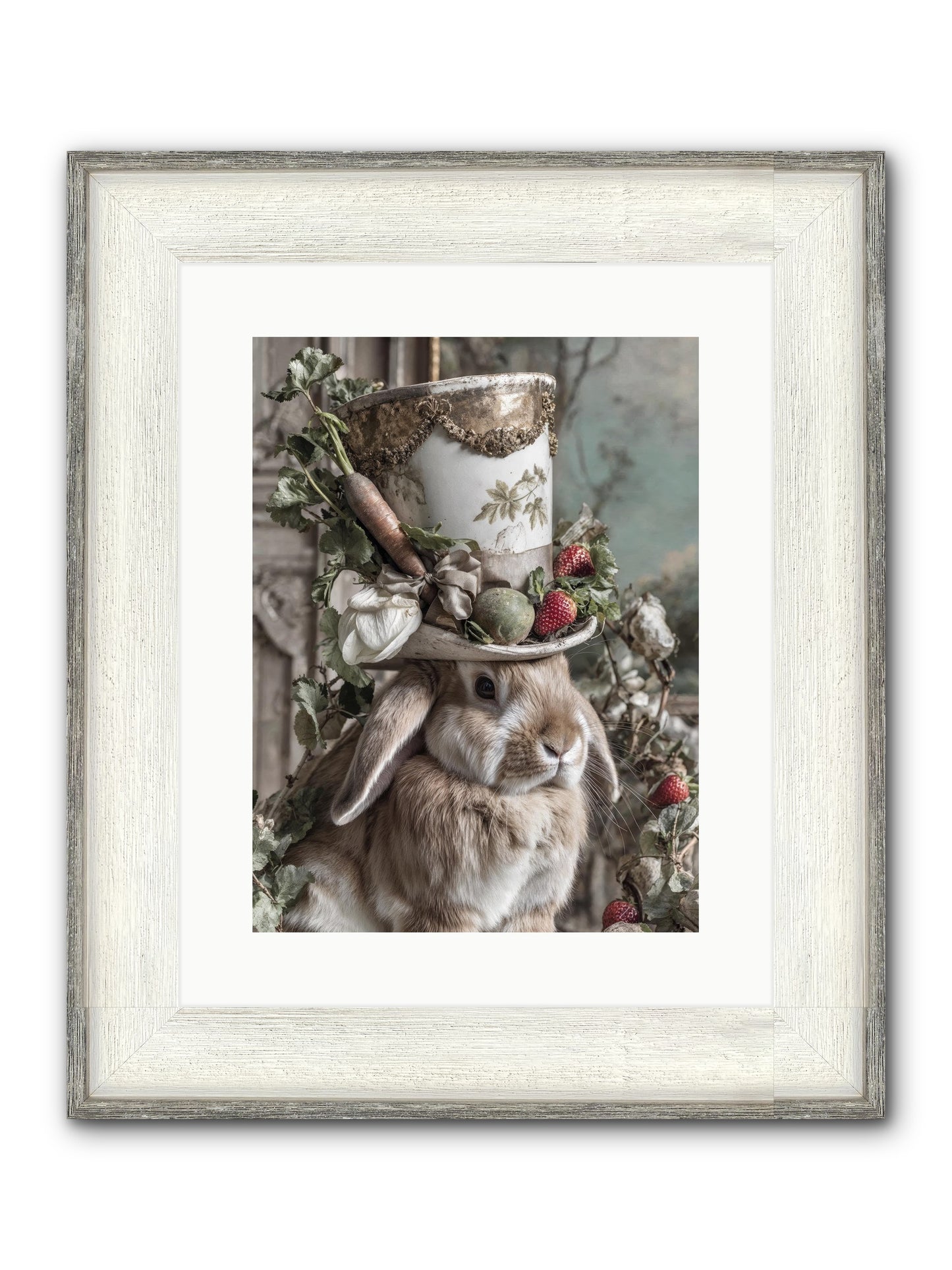 The Briar Prince Framed Print - Driftwood White 12x16