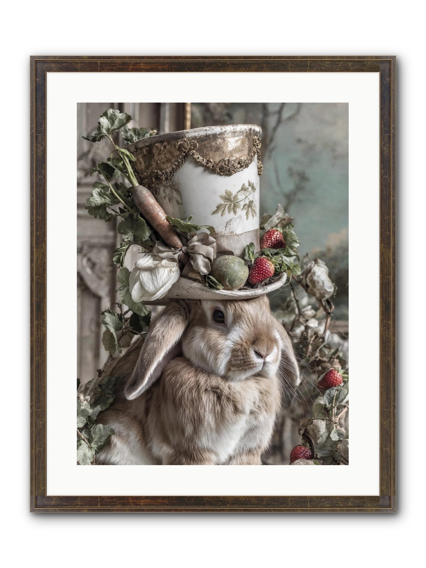 The Briar Prince Framed Print - Slimwoods Black/Gold 18x24
