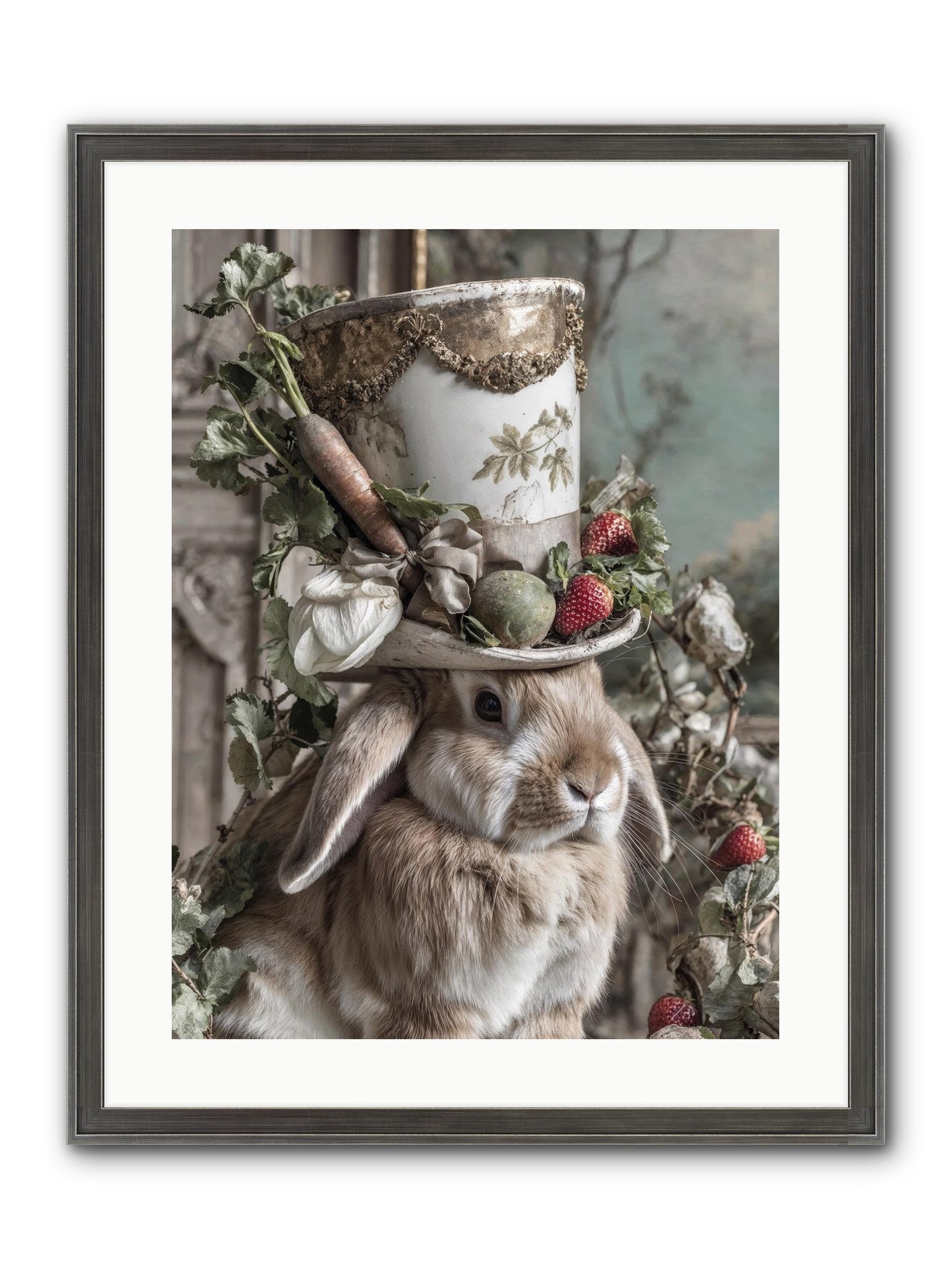 The Briar Prince Framed Print - Slimwoods Black/Silver 18x24