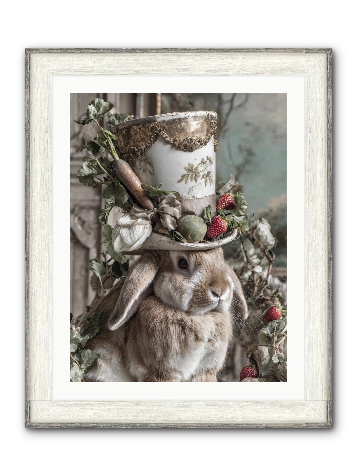 The Briar Prince Framed Print - Driftwood White 24x32