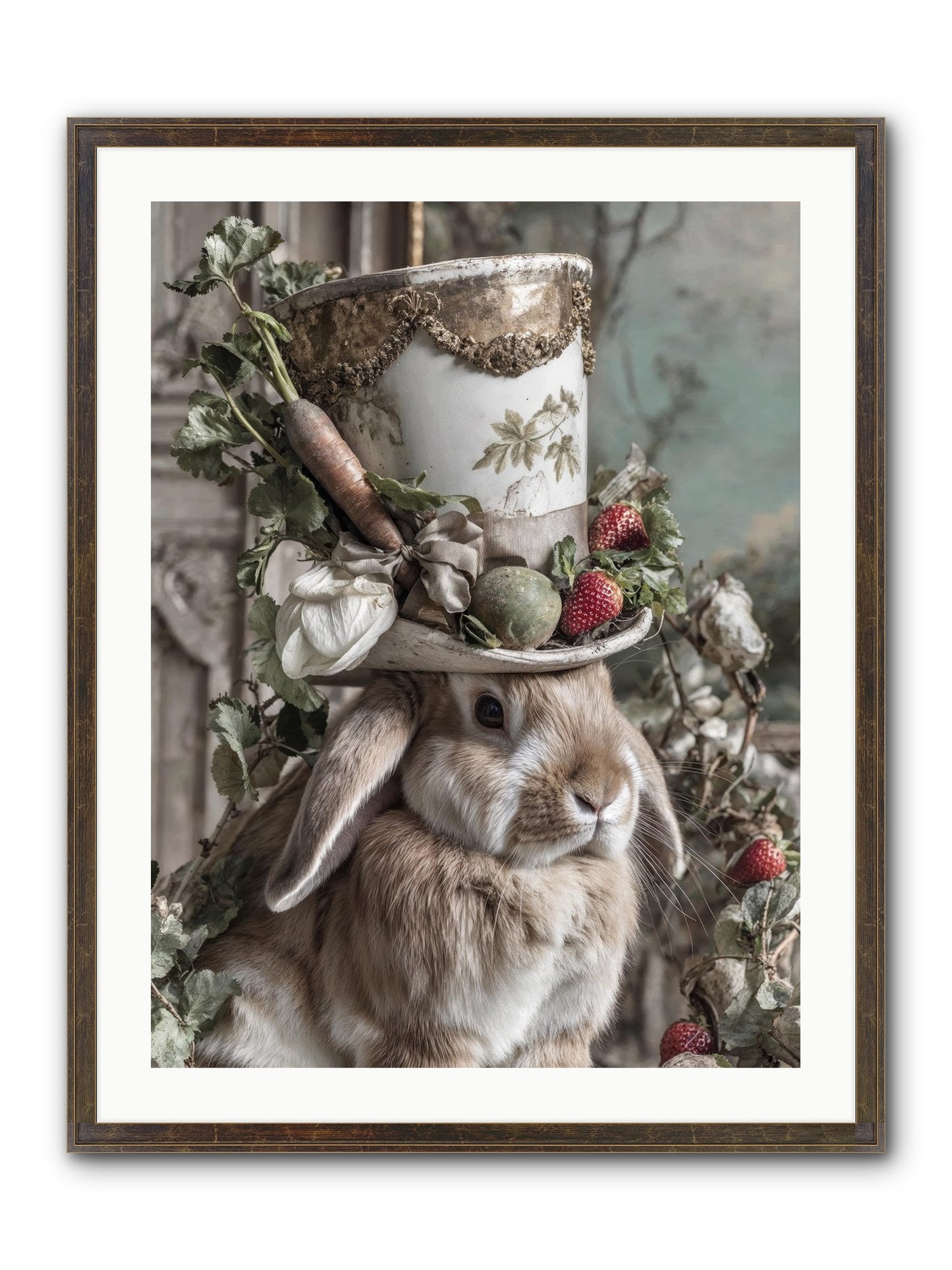The Briar Prince Framed Print - Slimwoods Black/Gold 24x32