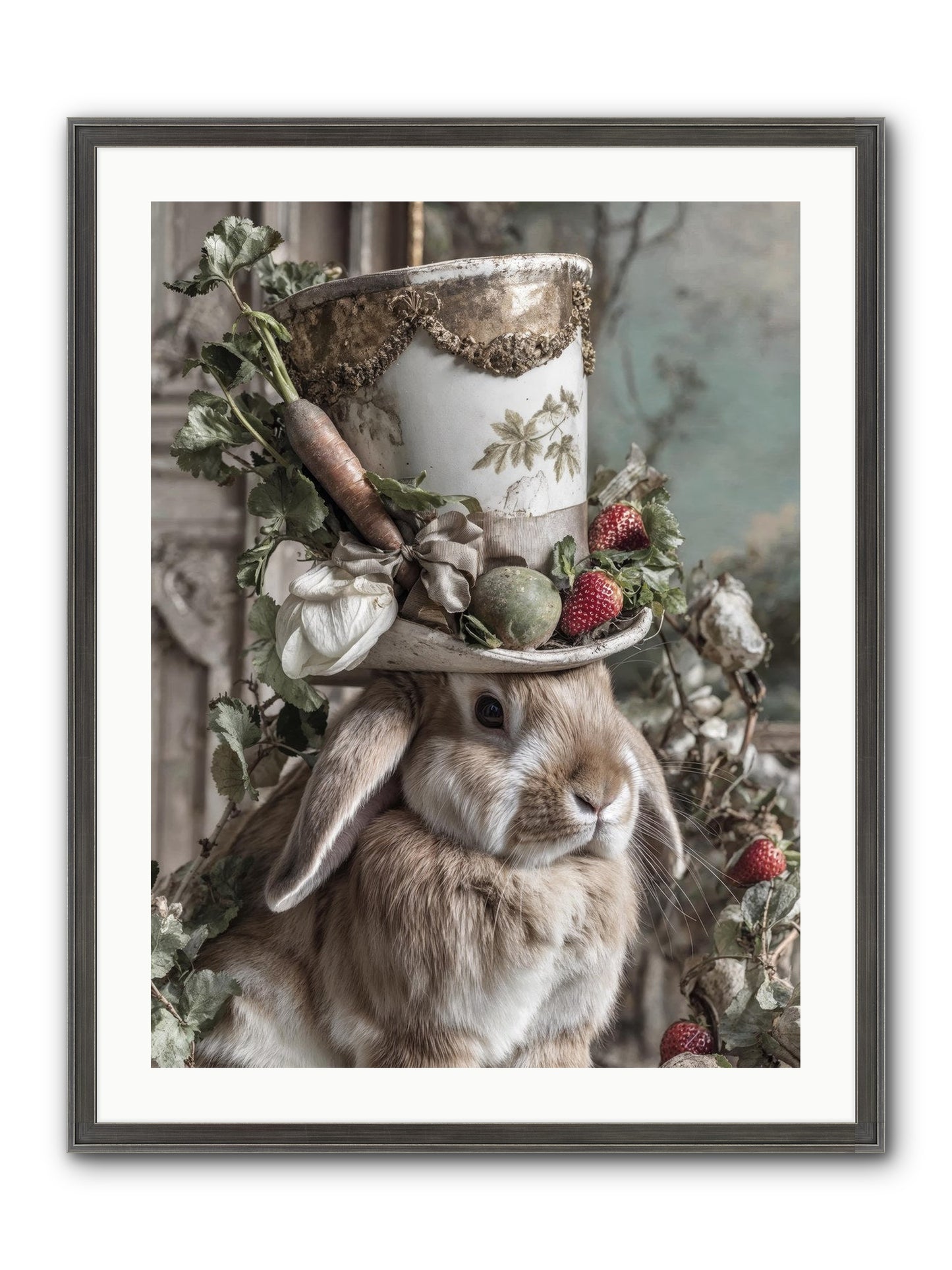 The Briar Prince Framed Print - Slimwoods Black/Silver 24x32