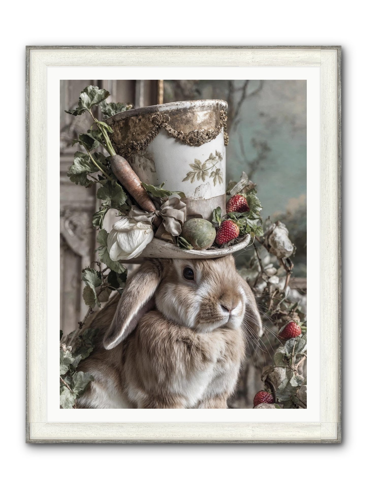 The Briar Prince Framed Print - Driftwood White 36x48
