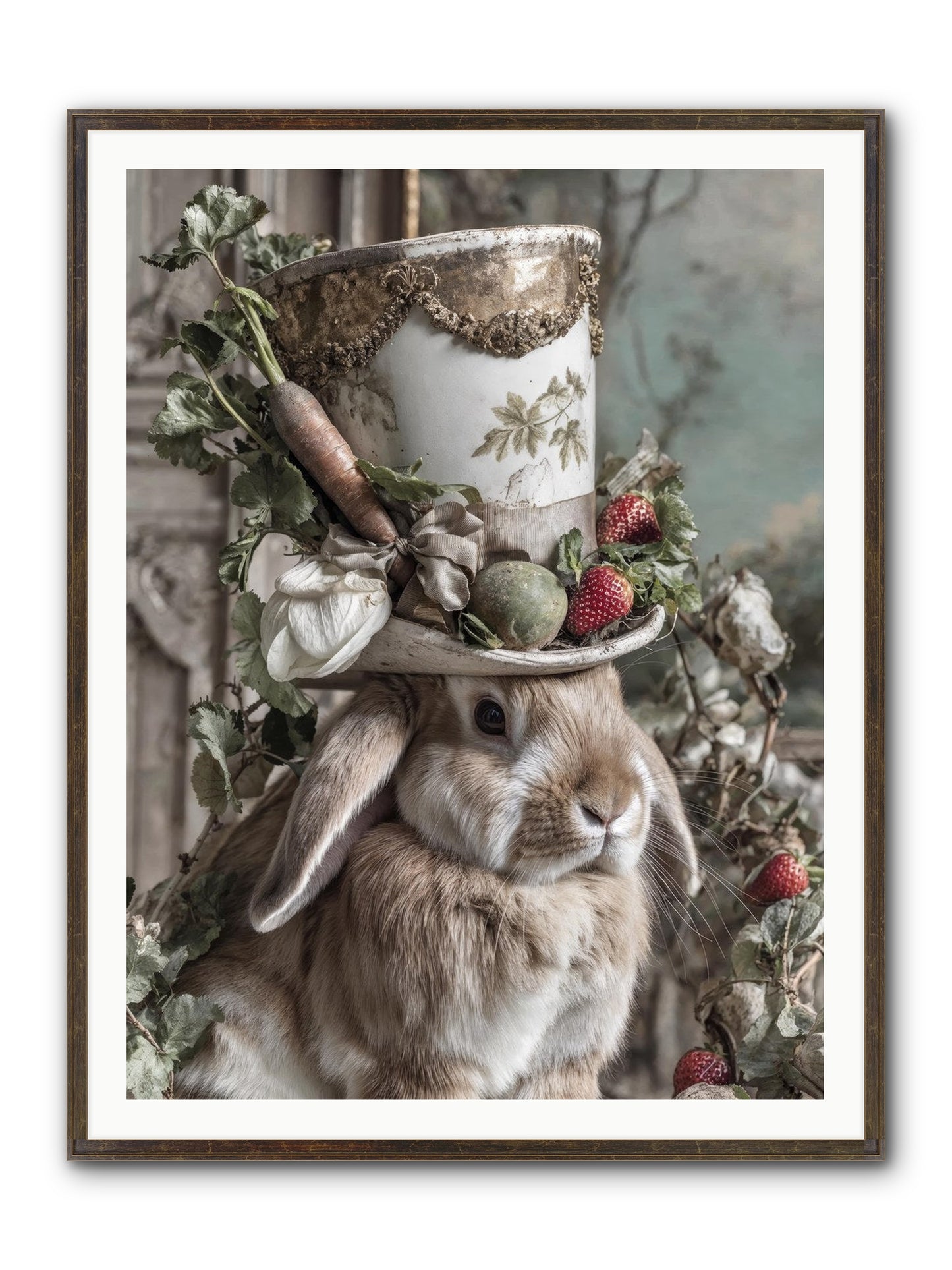 The Briar Prince Framed Print - Slimwoods Black/Gold 36x48