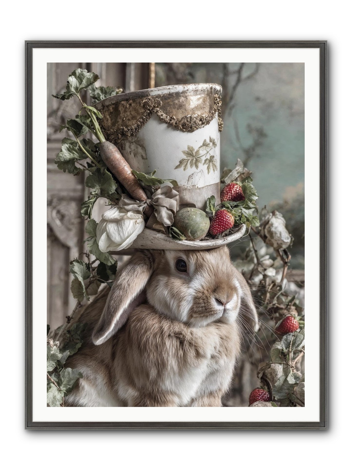 The Briar Prince Framed Print - Slimwoods Black/Silver 36x48